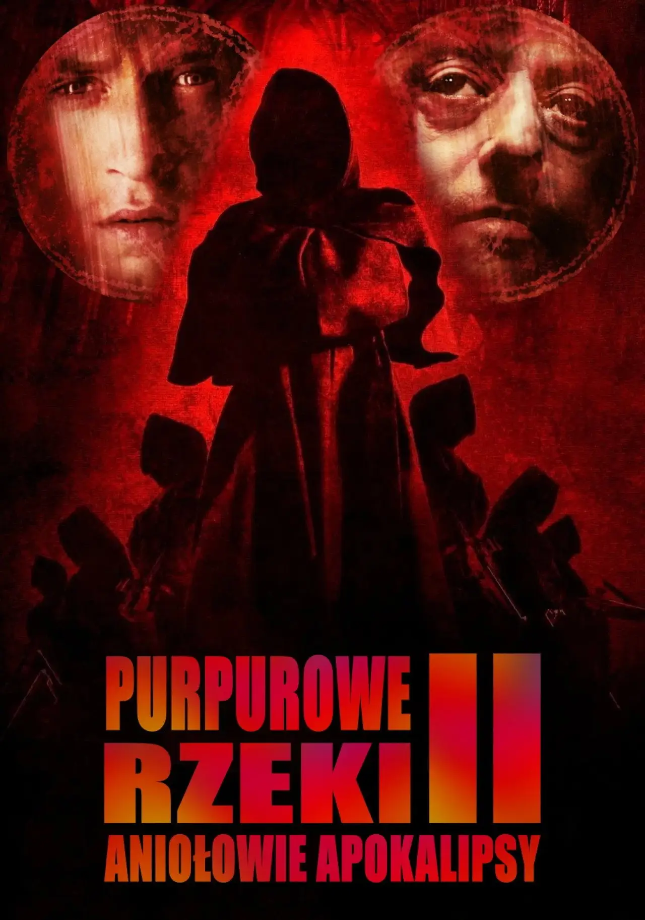 Plakat filmowy "Purpurowe Rzeki II: Aniołowie Apokalipsy"