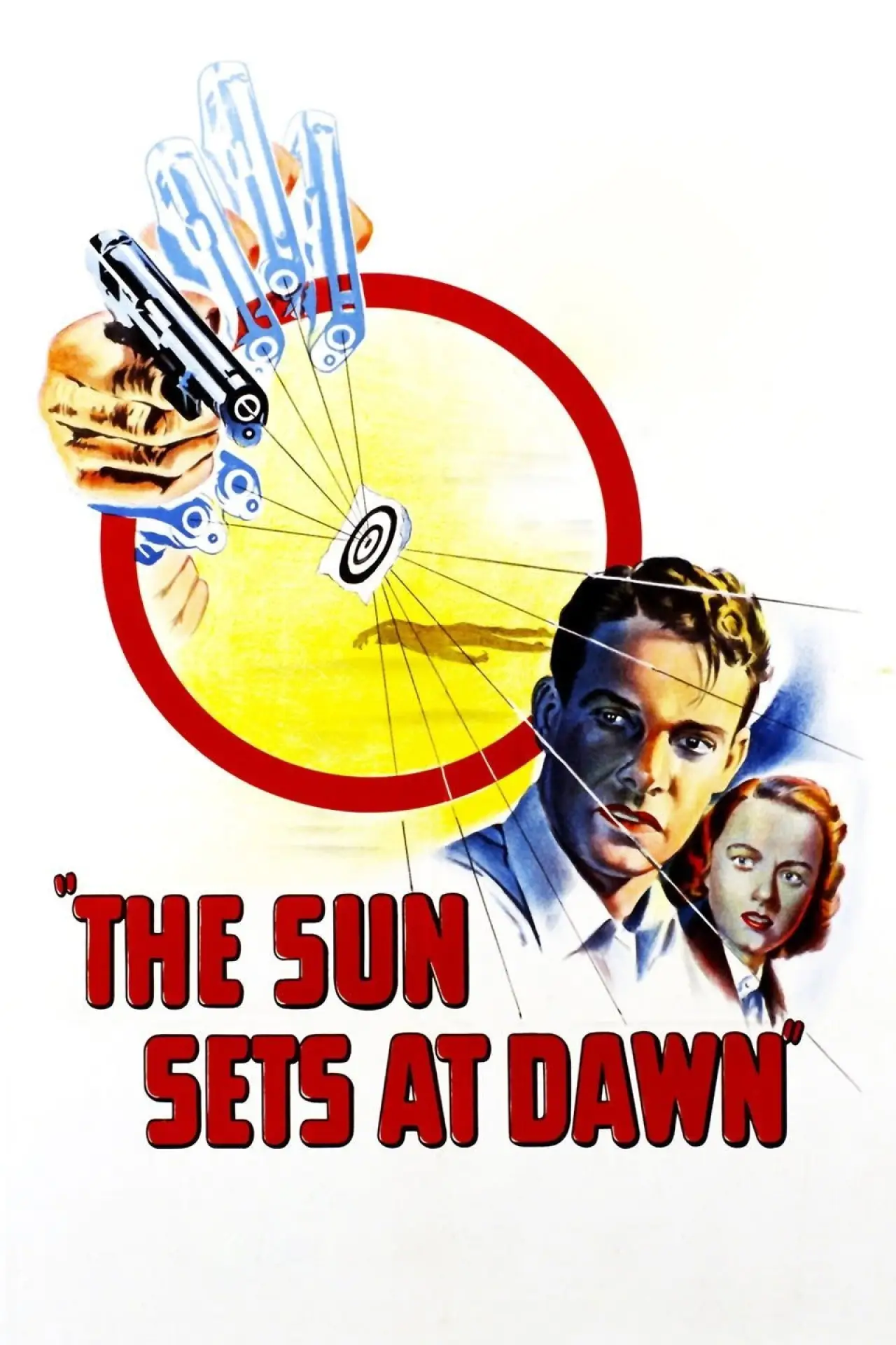 Plakat filmowy "The Sun Sets at Dawn"