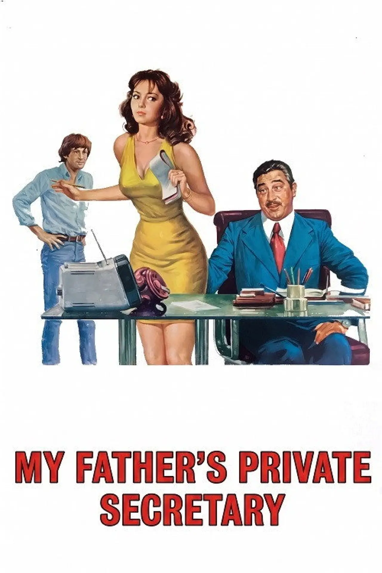 Plakat filmowy "La segretaria privata di mio padre"