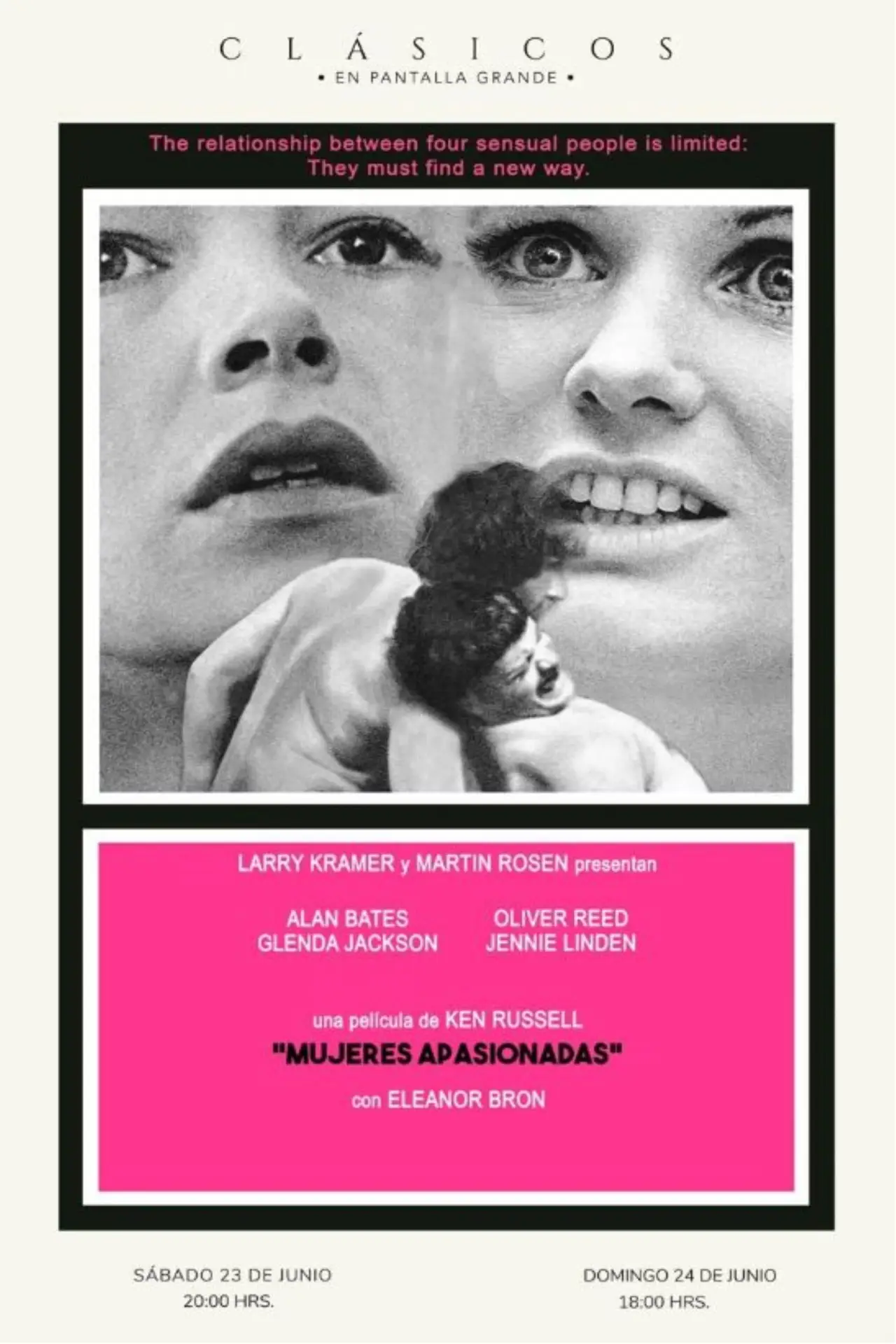 Plakat filmowy "Zakochane kobiety"