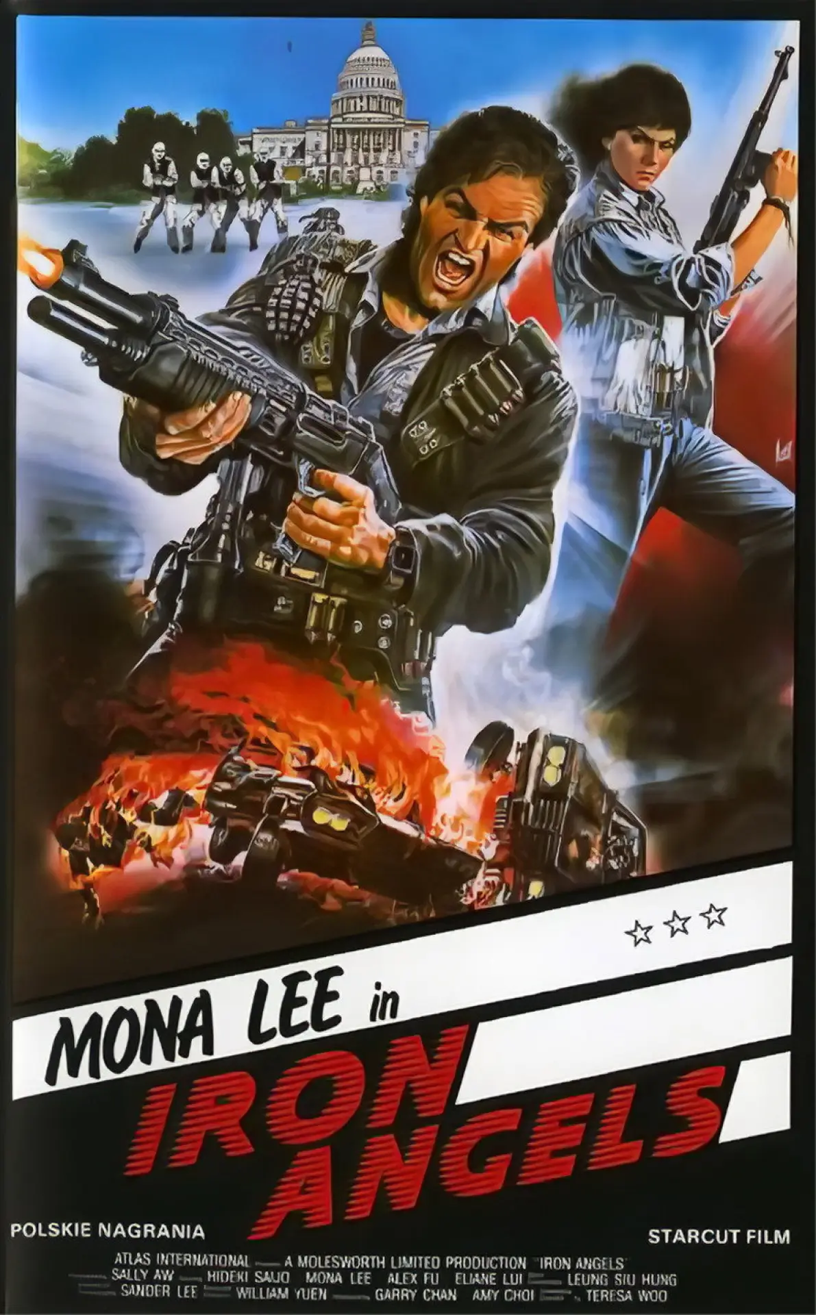 Plakat filmowy "Żelazne Anioły"