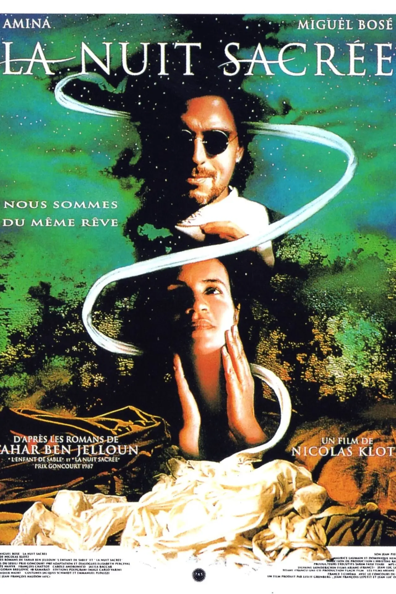 Plakat filmowy "La nuit sacrée"