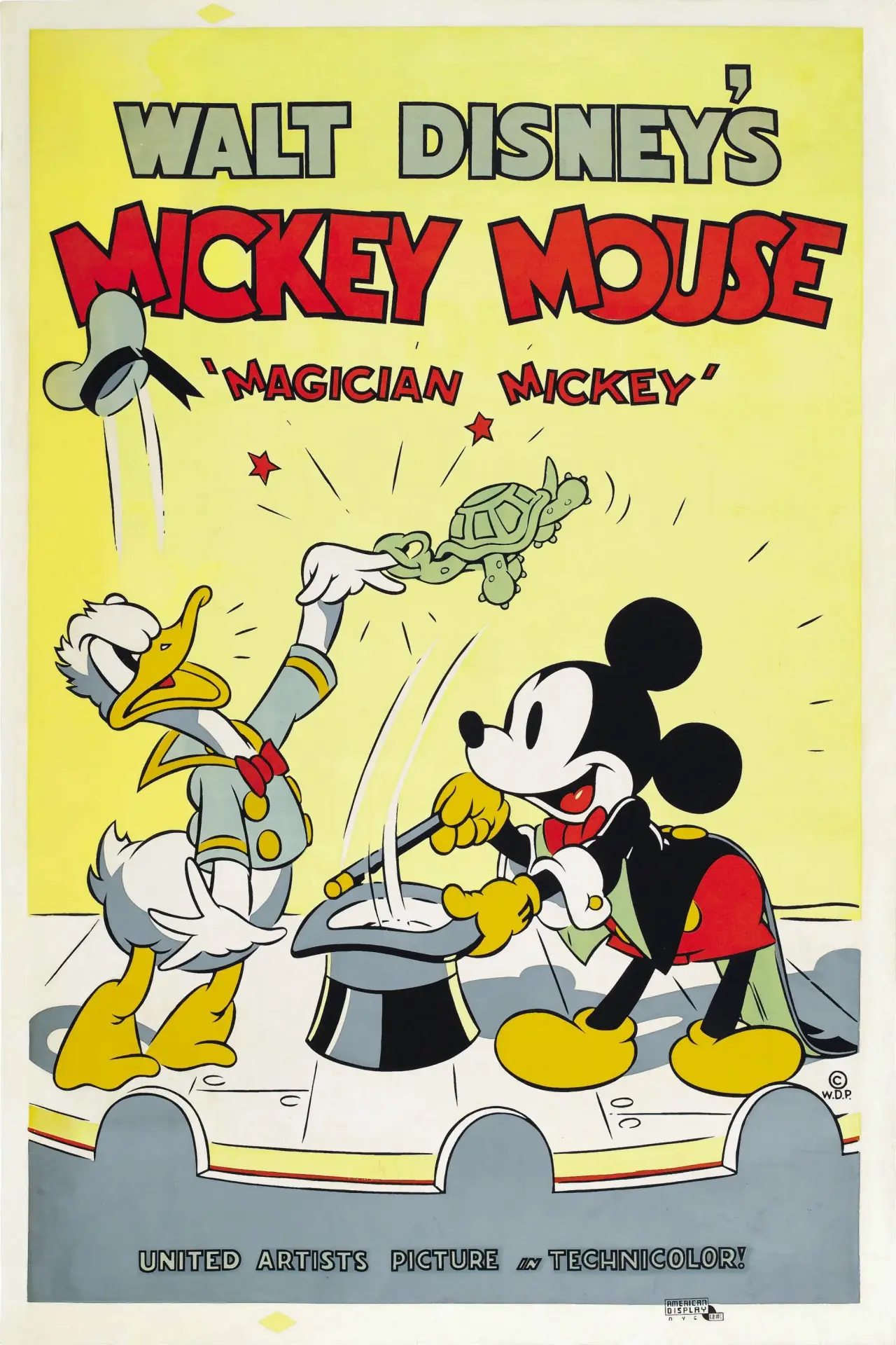 Plakat filmowy "Miki magikiem"