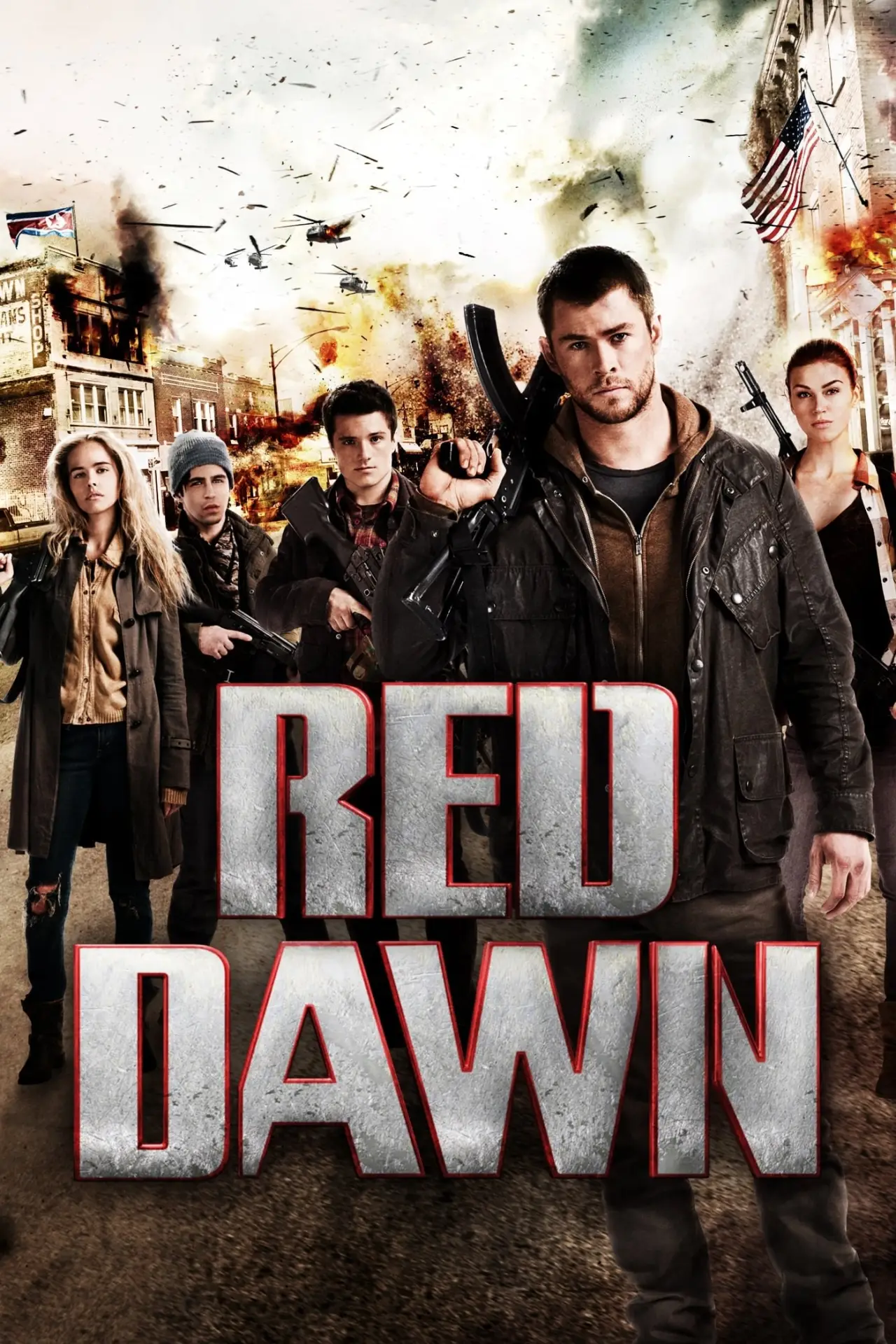 Plakat filmowy "Czerwony świt"