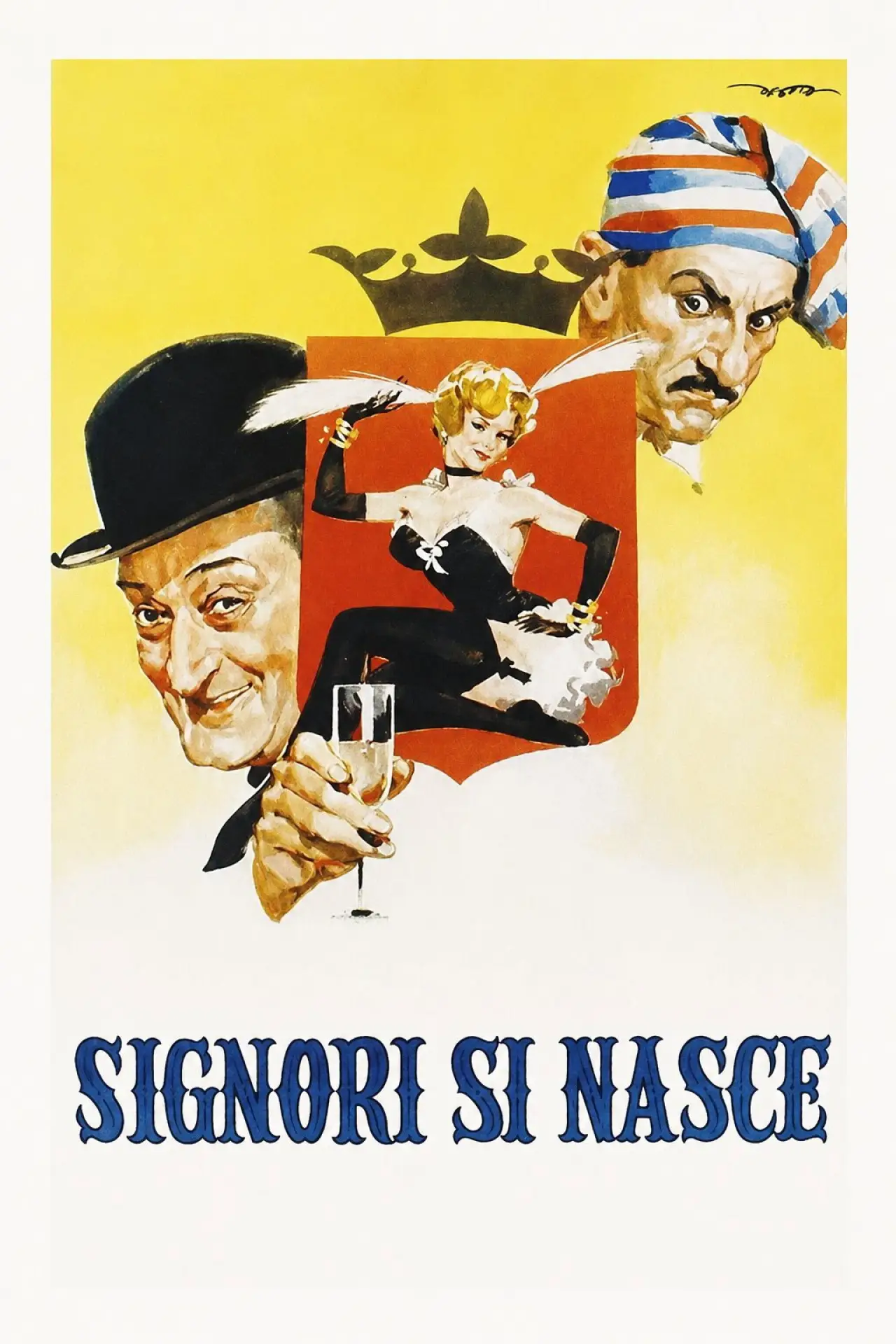 Plakat filmowy "Signori si nasce"