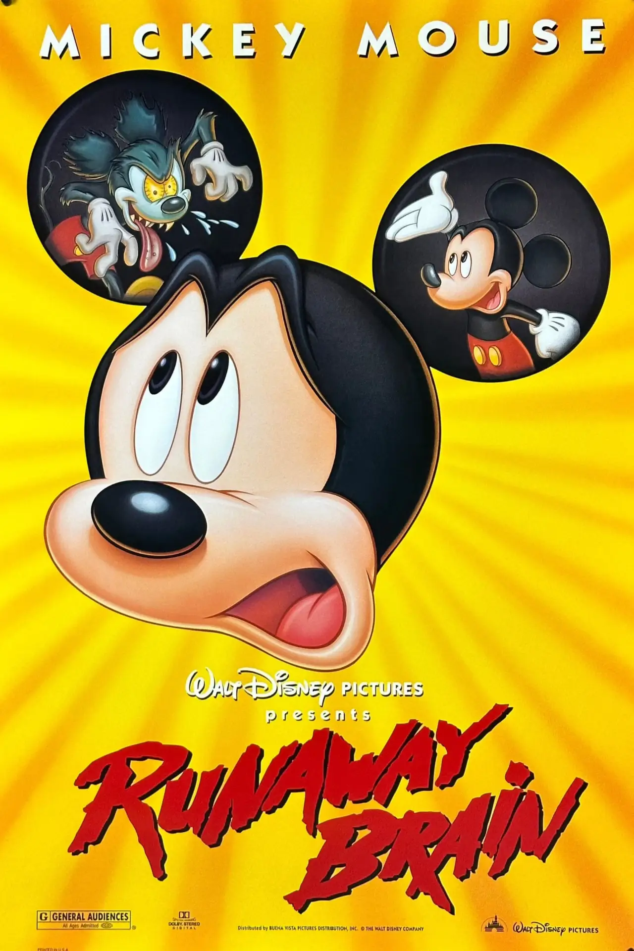 Plakat filmowy "Runaway Brain"