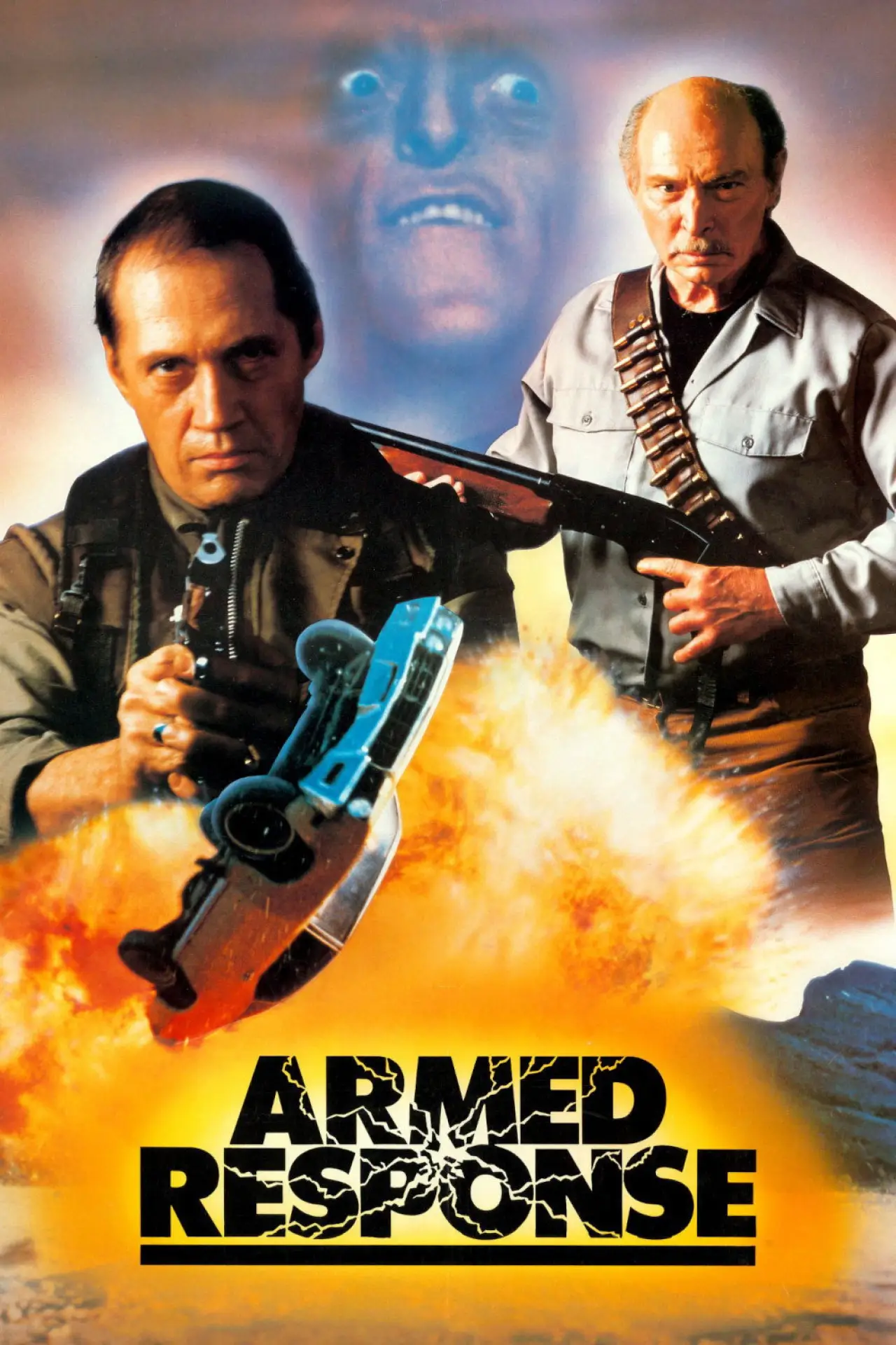 Plakat filmowy "Odpowiedź zbrojna"