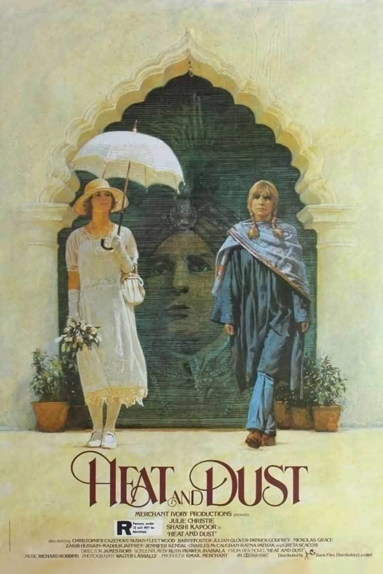 Plakat filmowy "Heat and Dust"