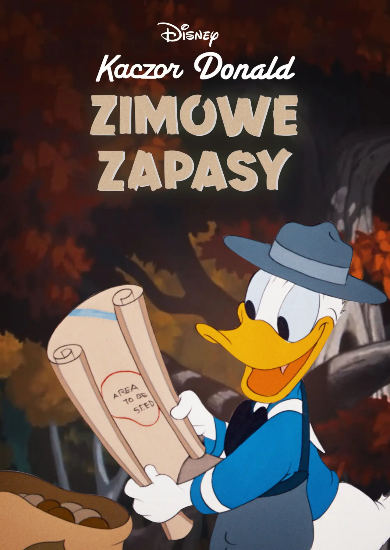 Plakat filmowy "Zimowe zapasy"