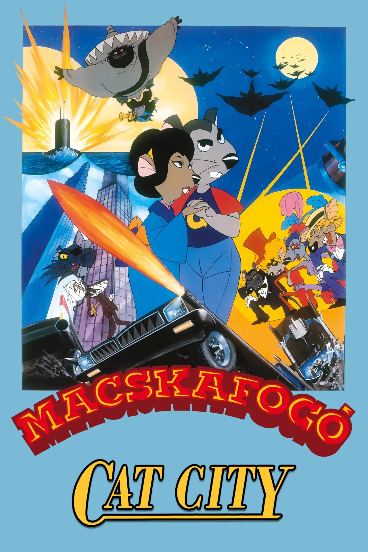 Plakat filmowy "Miasto Kotów"