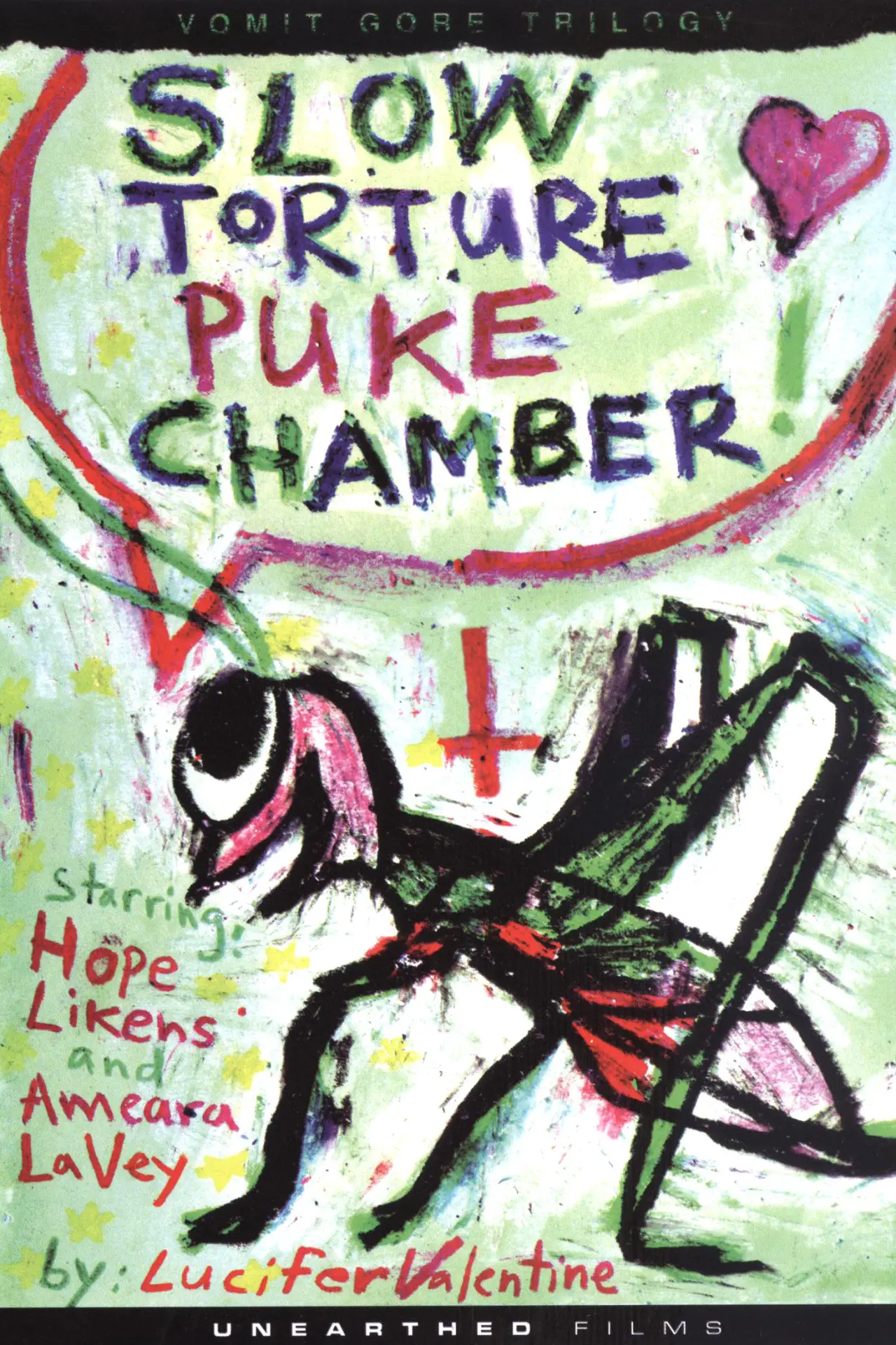 Plakat filmowy "Slow Torture Puke Chamber!"