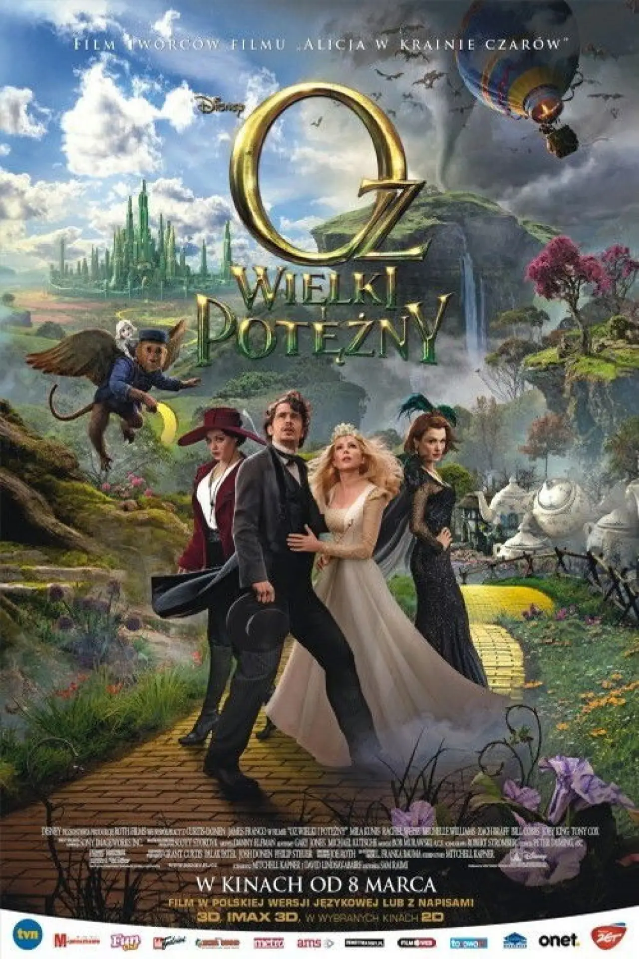 Plakat filmowy "Oz: Wielki i Potężny"