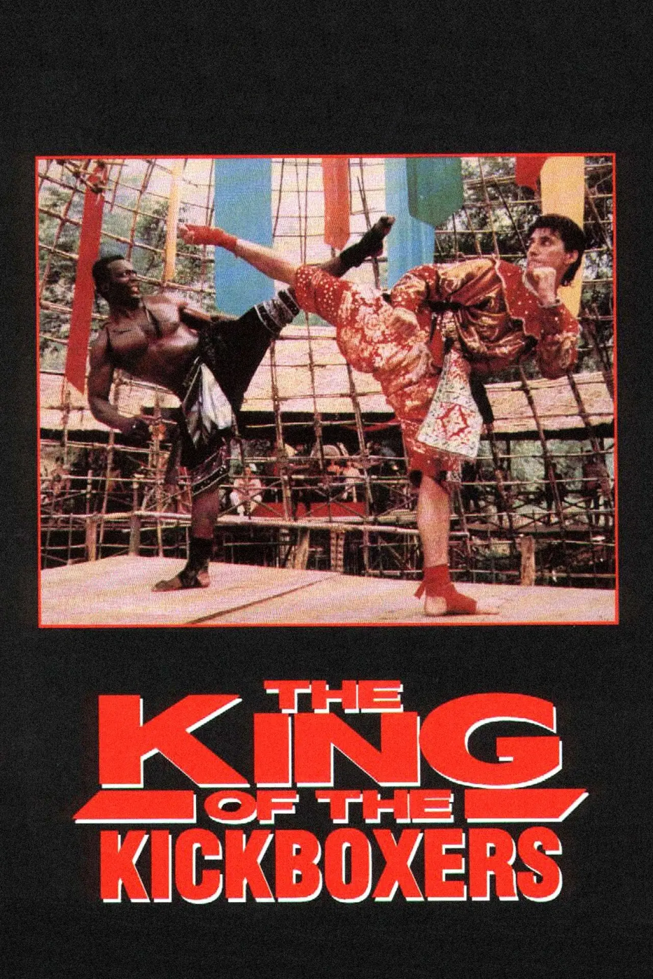 Plakat filmowy "Król Kickboxerów"