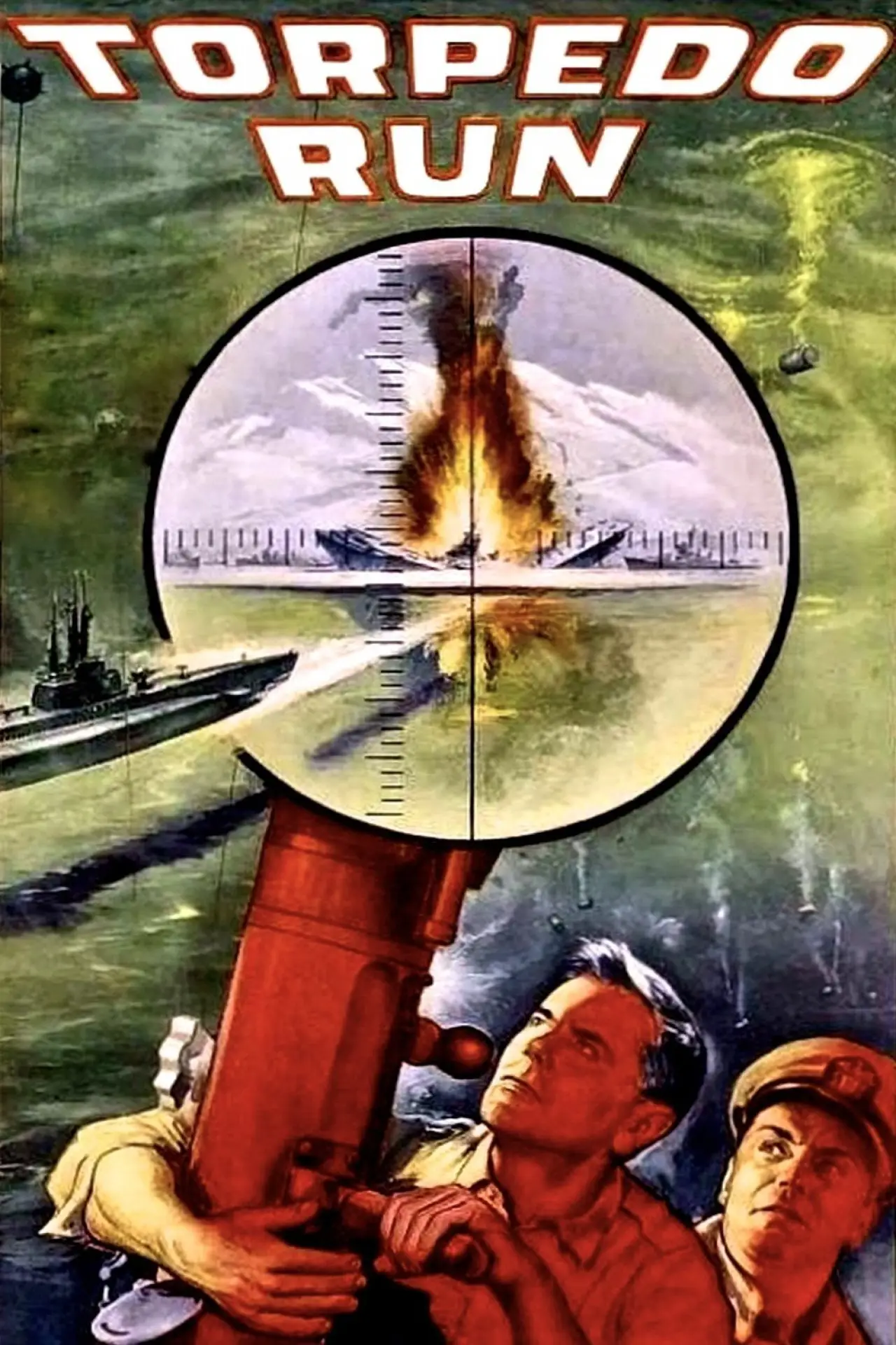 Plakat filmowy "Torpeda poszła!"