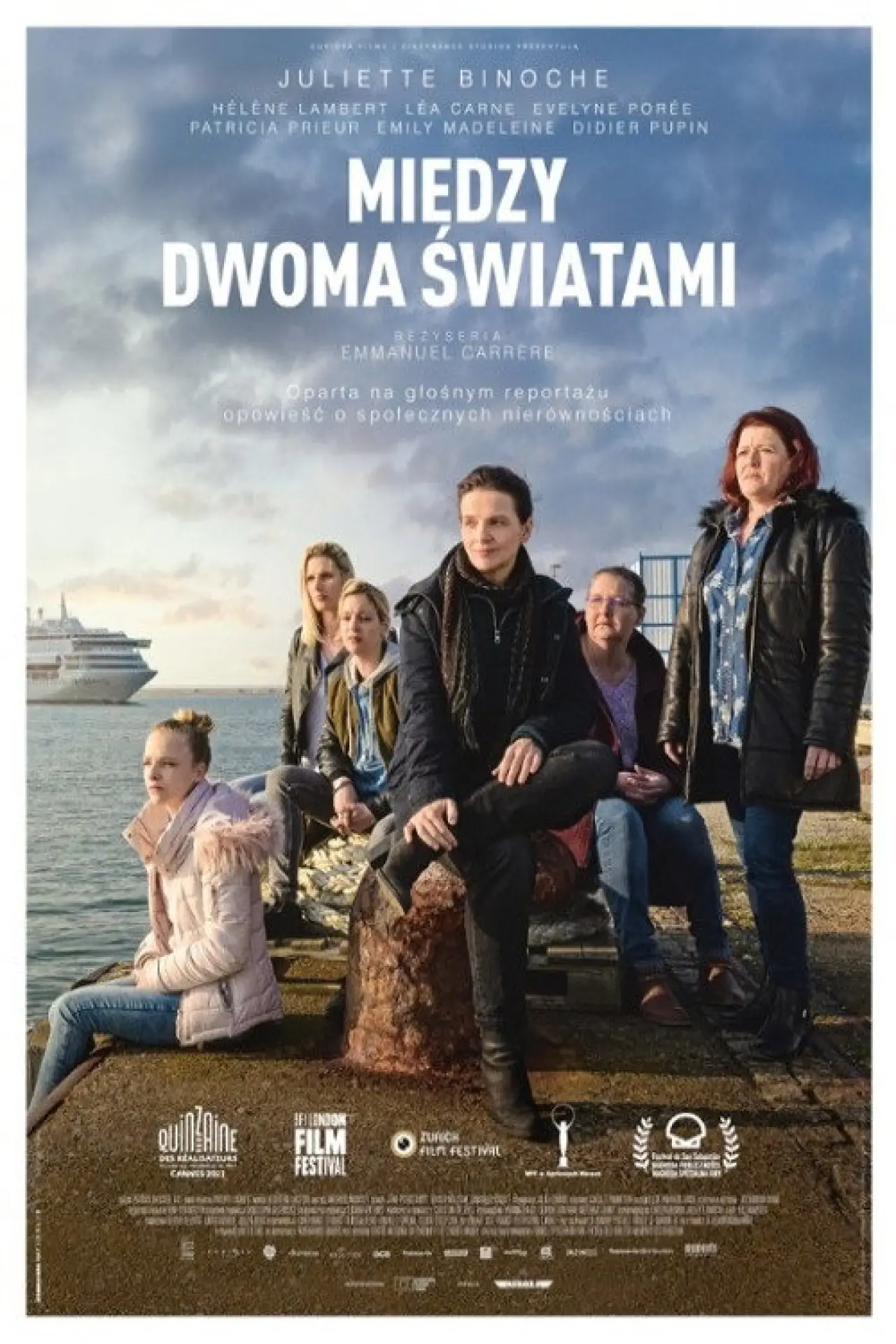 Plakat filmowy "Między dwoma światami"