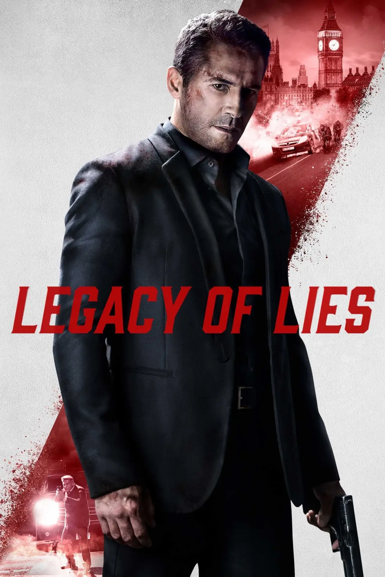 Plakat filmowy "W sieci kłamstw"