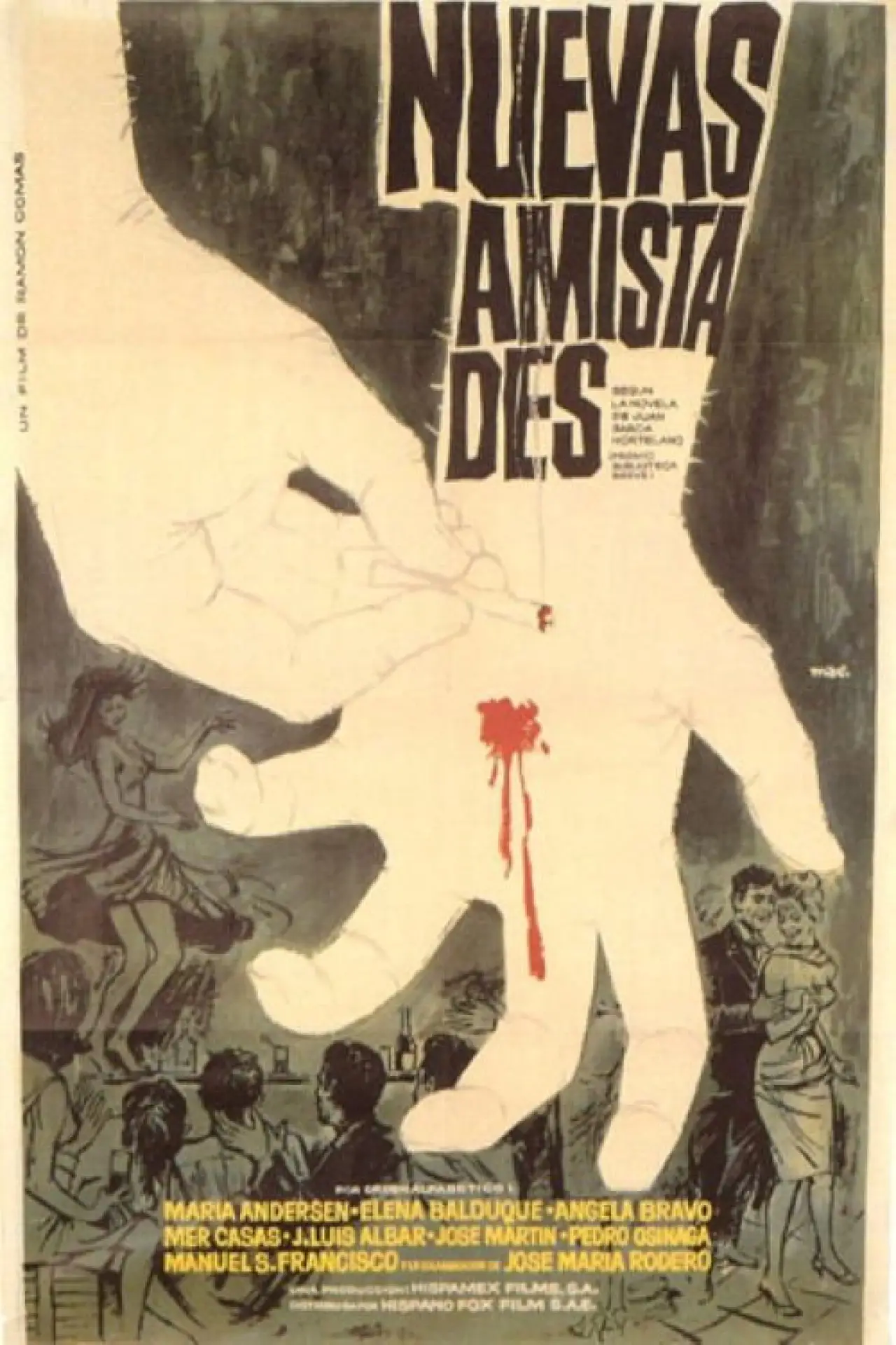 Plakat filmowy "Nuevas amistades"