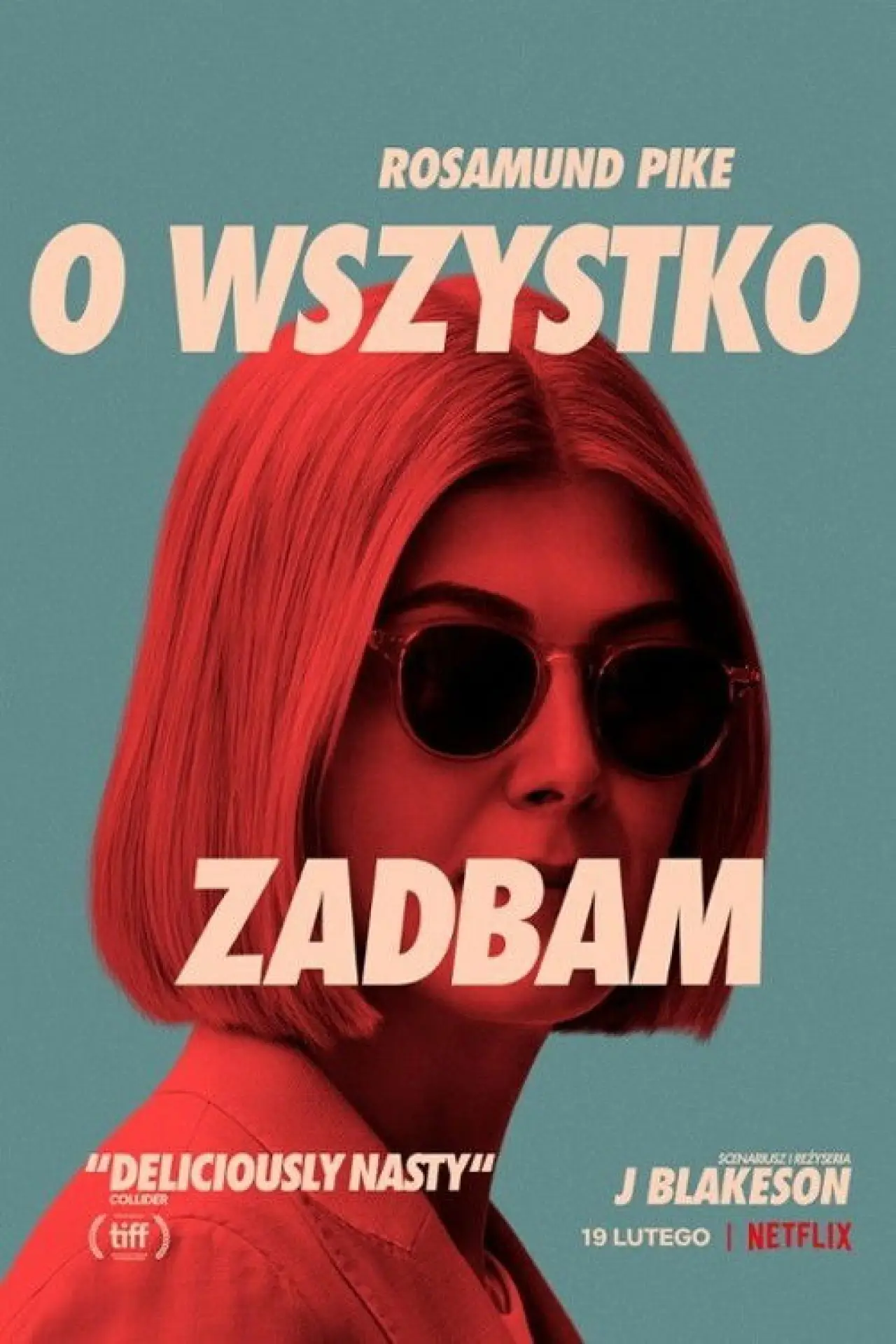 Plakat filmowy "O wszystko zadbam"