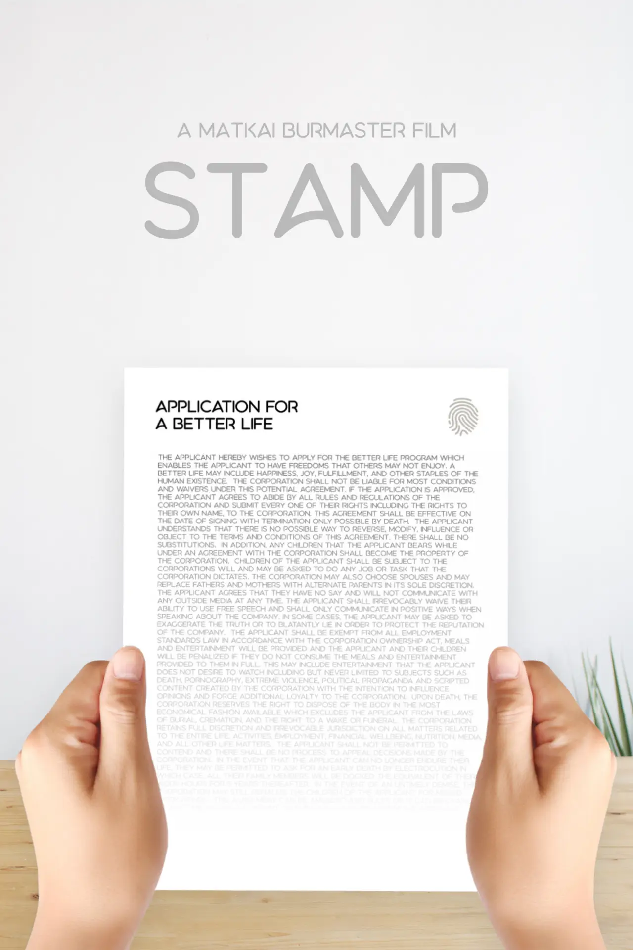 Plakat filmowy "The Stamp"