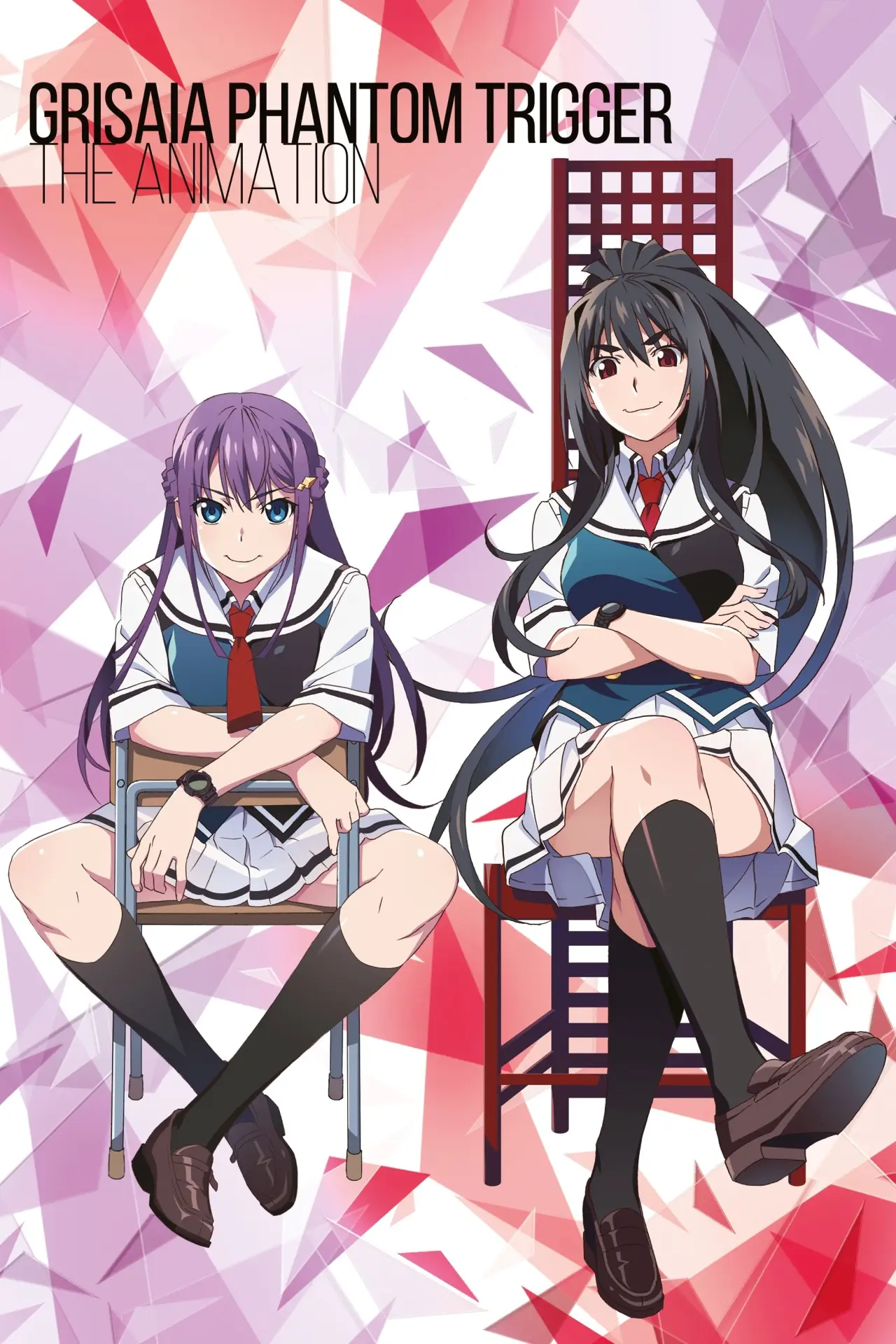 Plakat filmowy "グリザイア：ファントムトリガー THE ANIMATION"