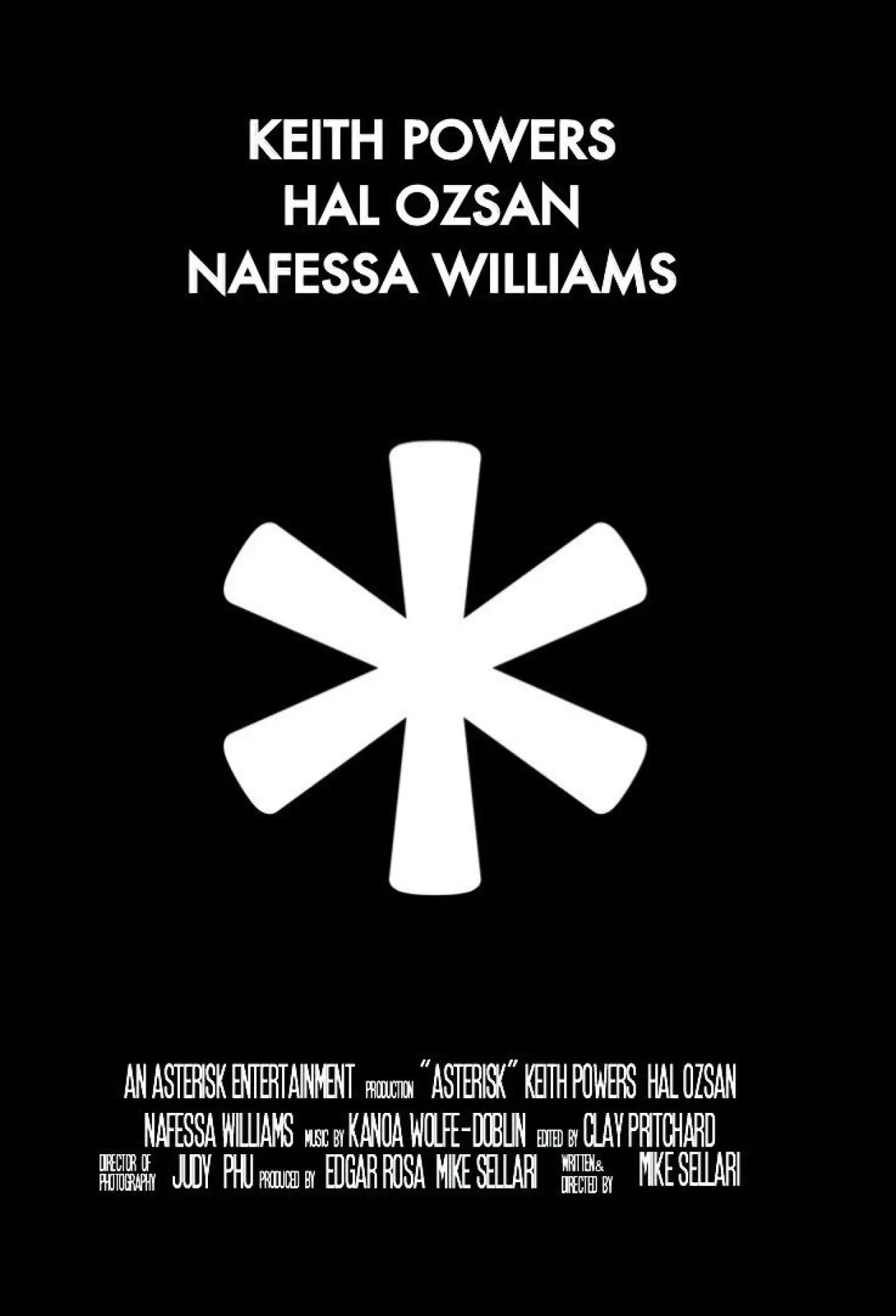 Plakat filmowy "Asterisk"