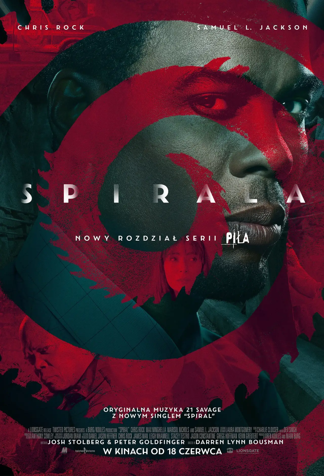 Plakat filmowy "Spirala: Nowy rozdział serii Piła"