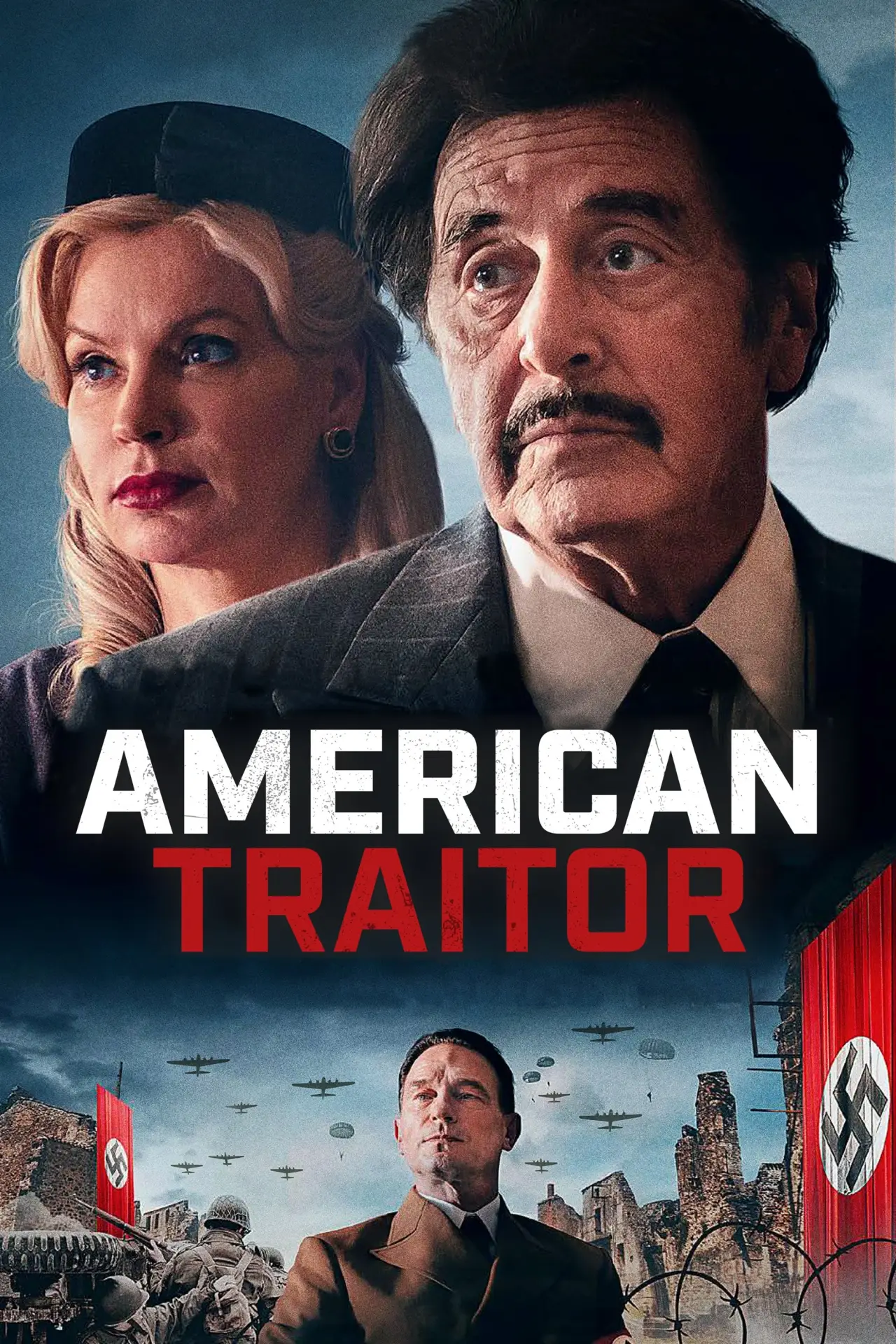 Plakat filmowy "W pułapce zdrady"