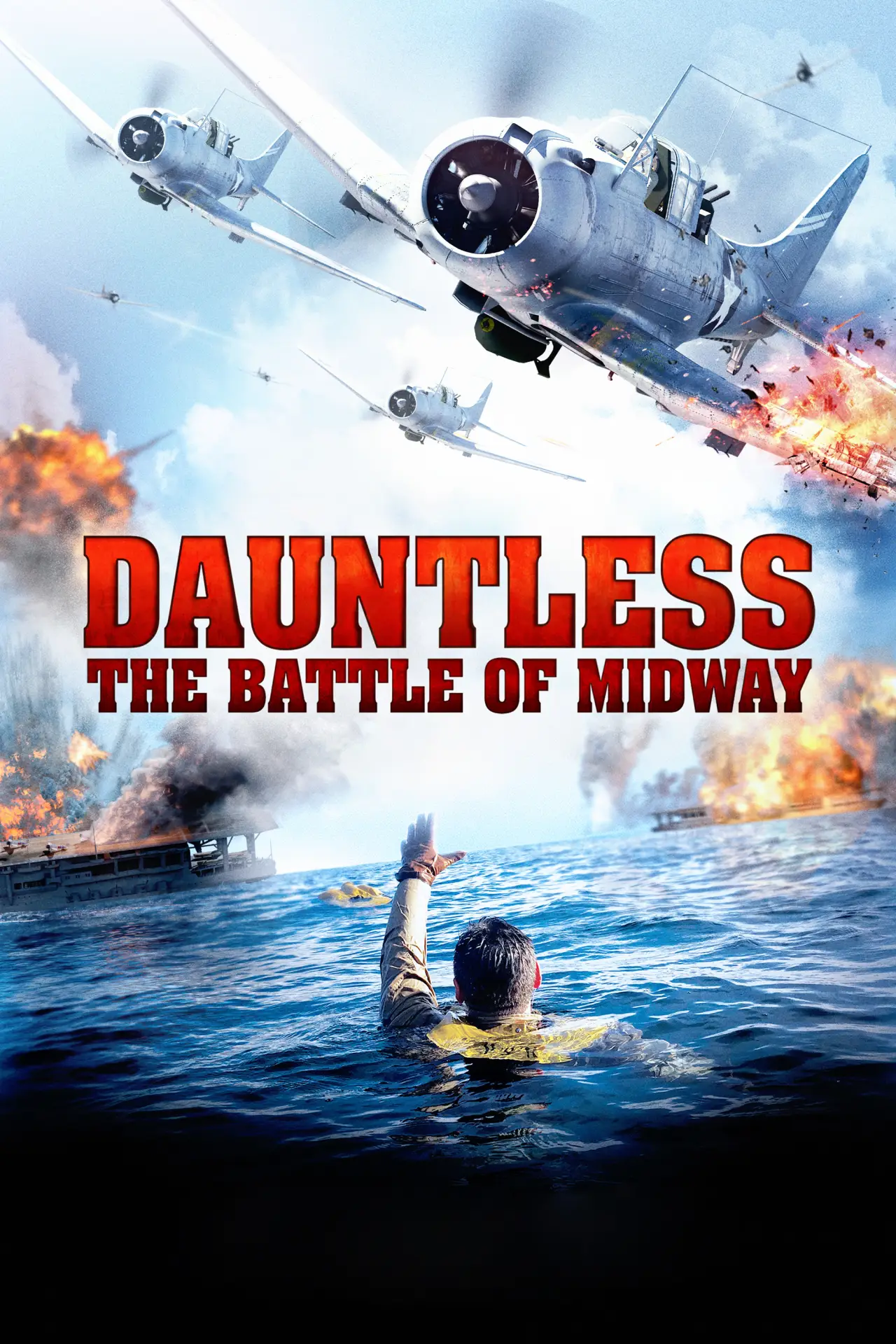 Plakat filmowy "Nieustraszony - Bitwa o Midway"