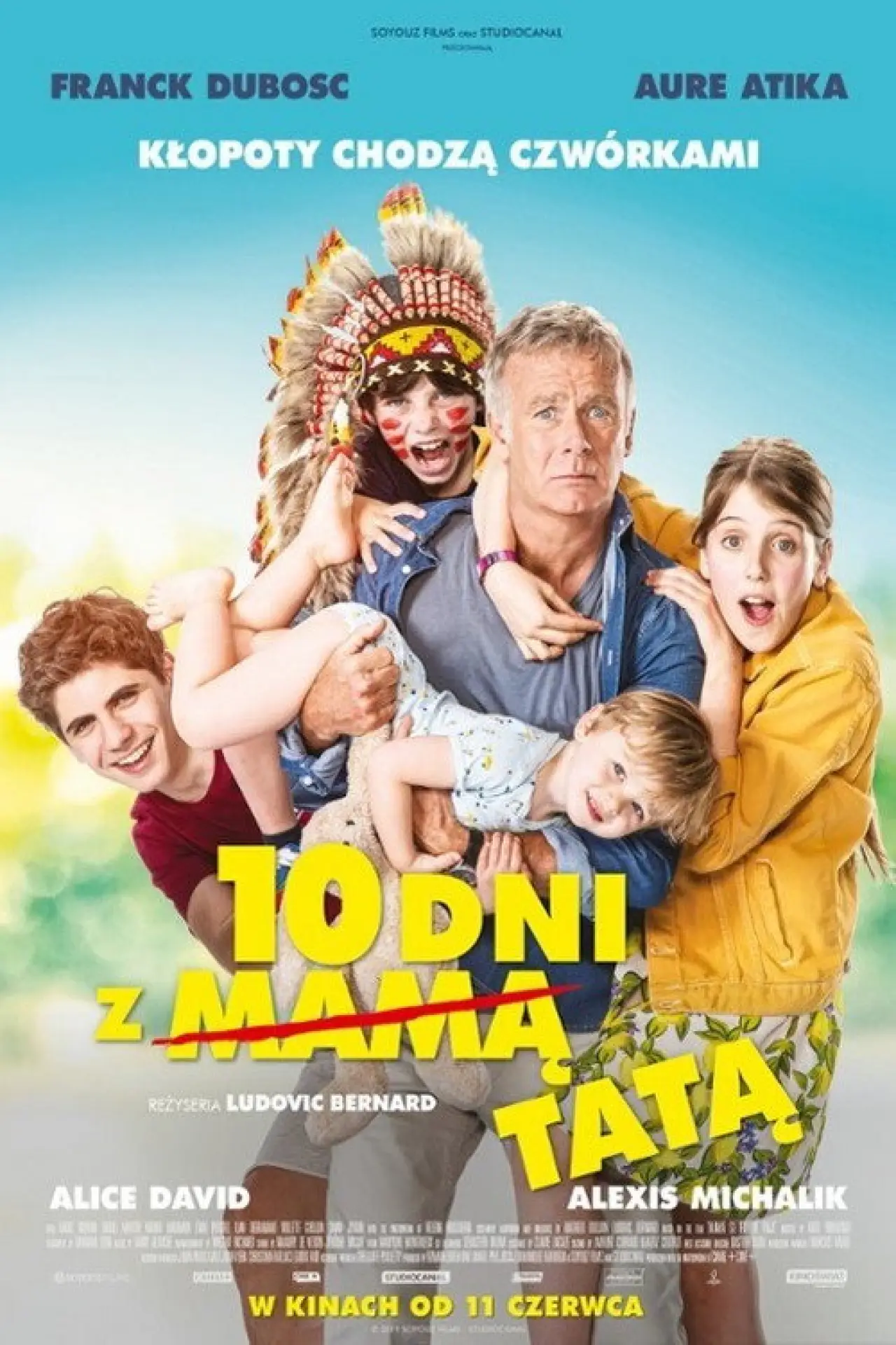 Plakat filmowy "10 dni z tatą"