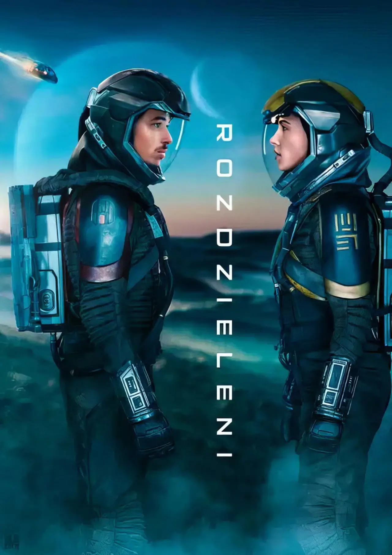 Plakat filmowy "Rozdzieleni"