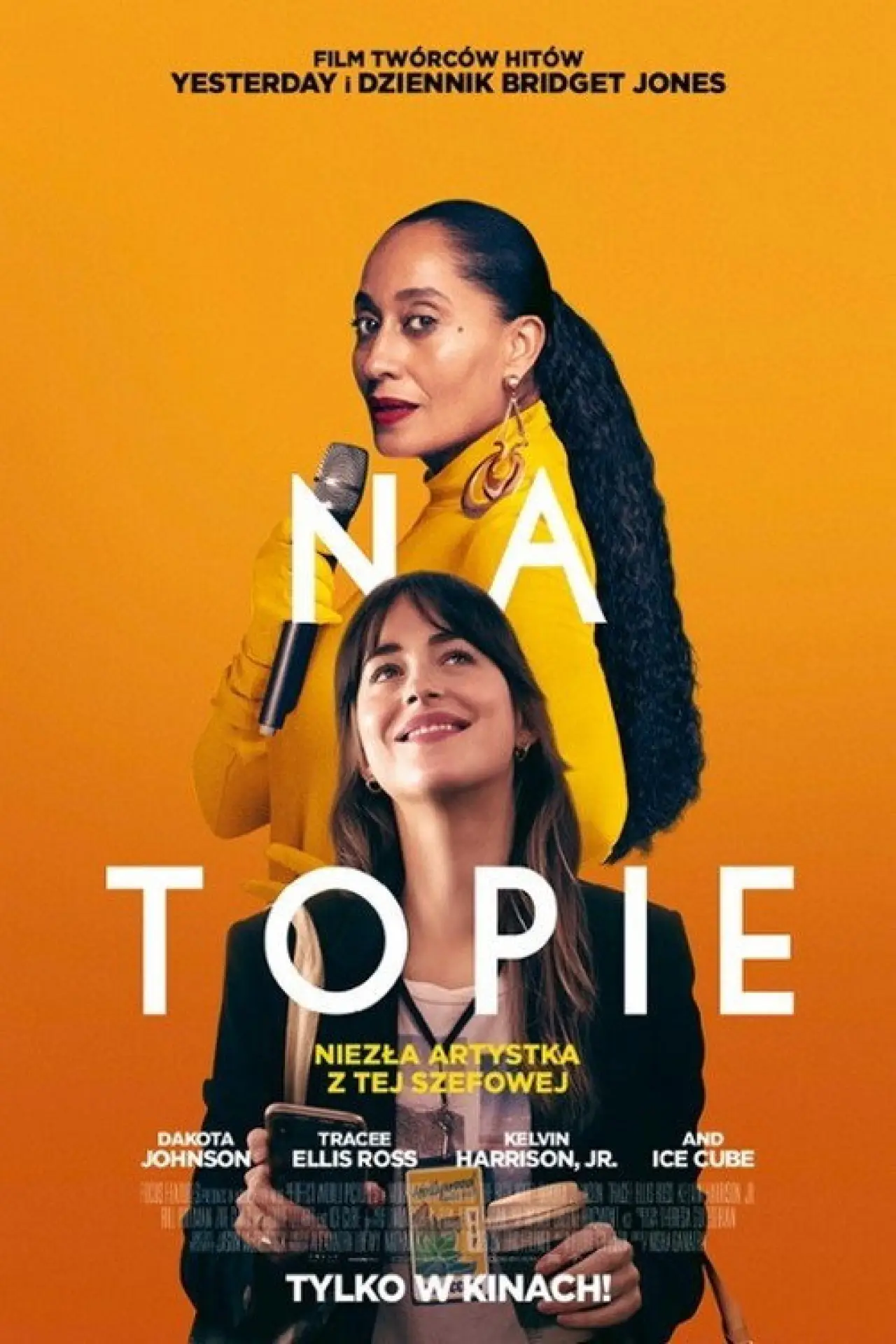 Plakat filmowy "Na topie"