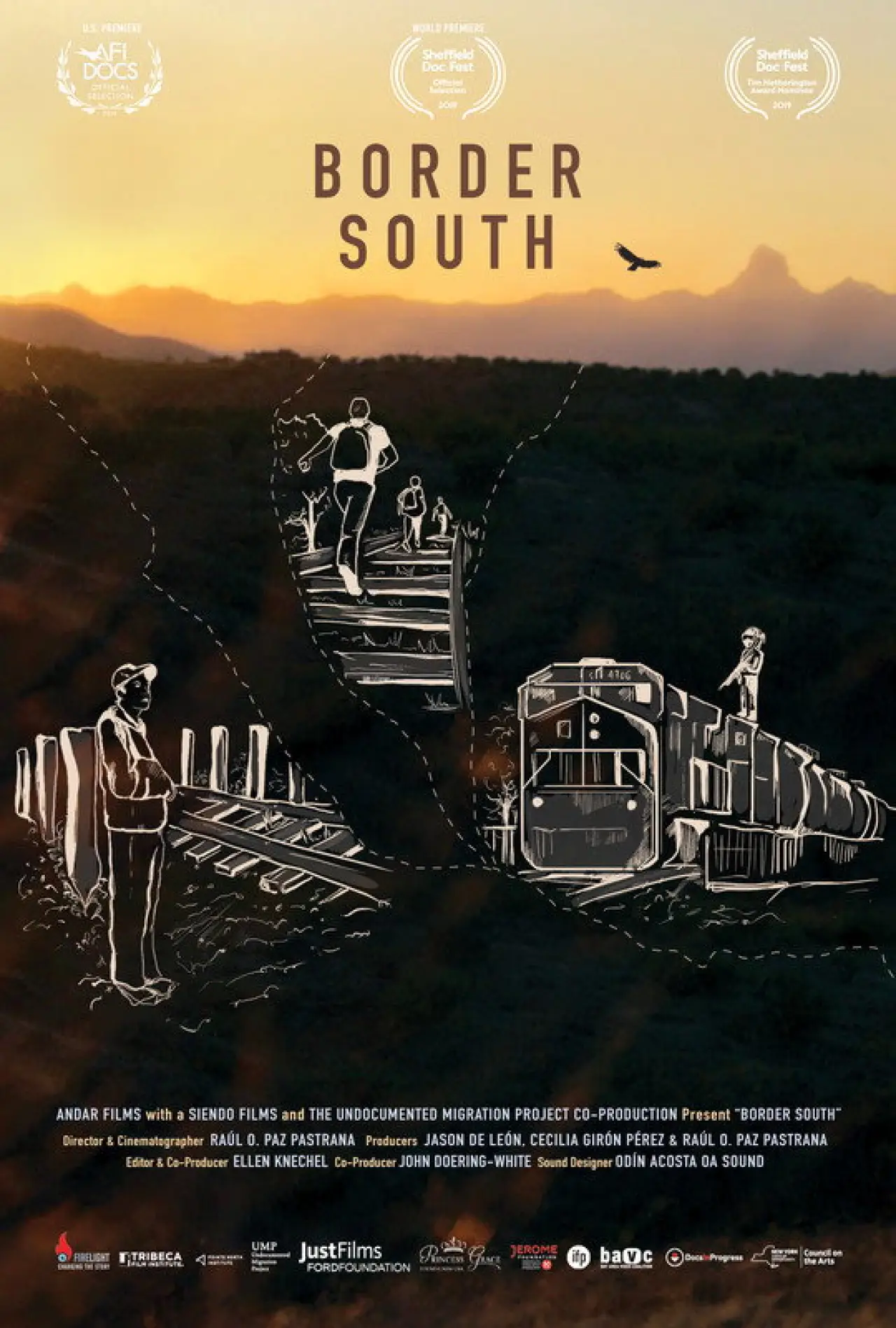 Plakat filmowy "Border South"