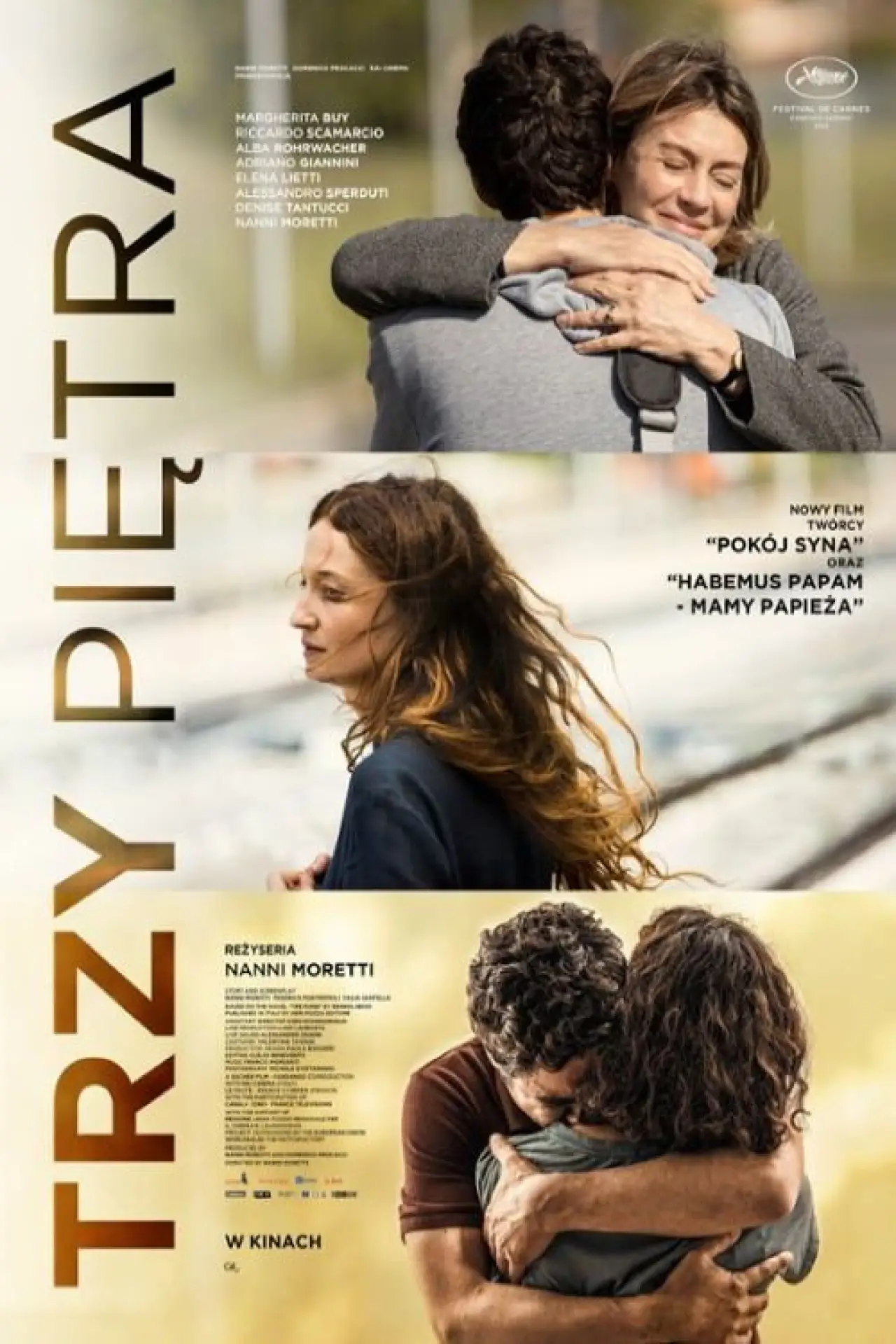 Plakat filmowy "Trzy piętra"