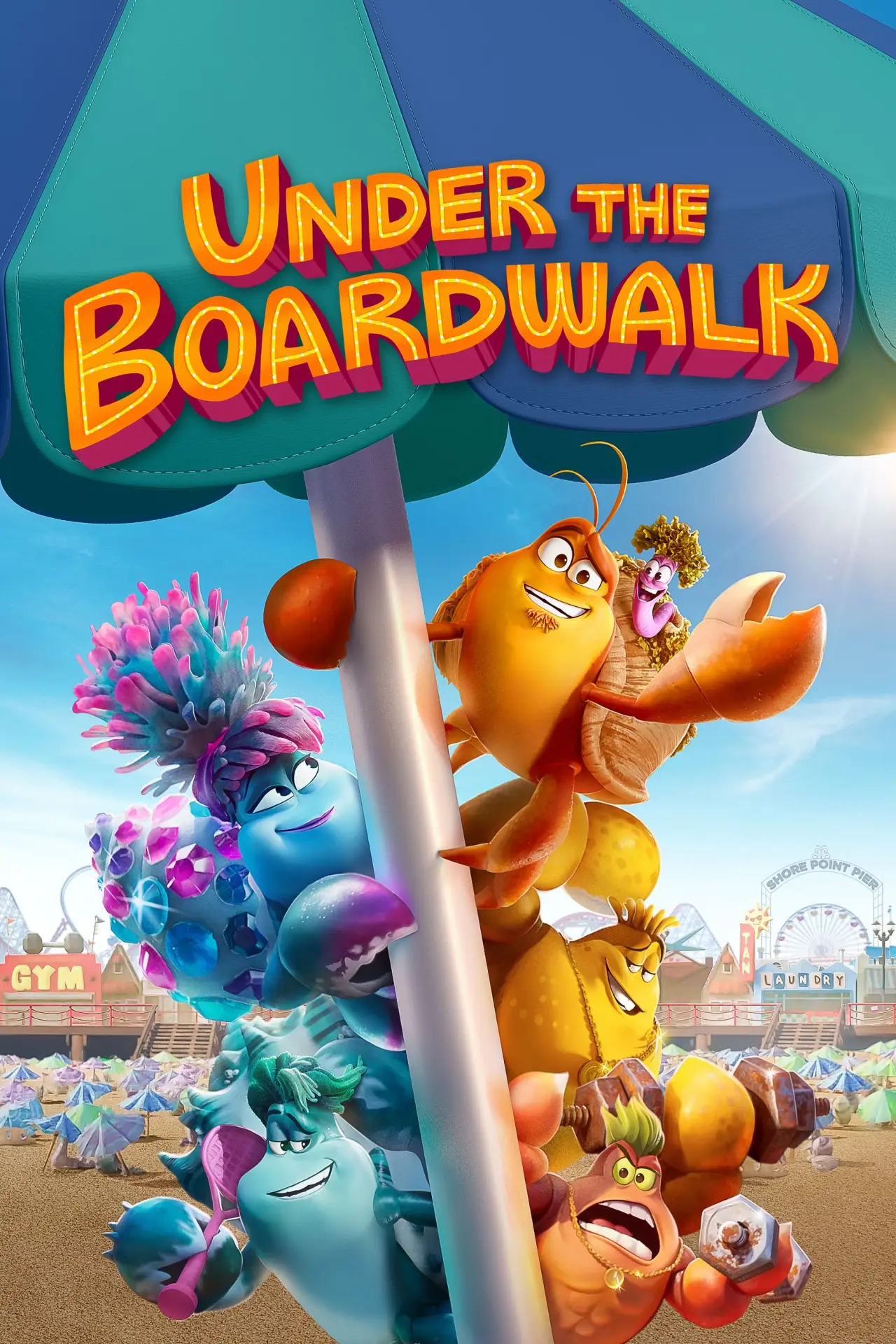 Plakat filmowy "Pod promenadą"