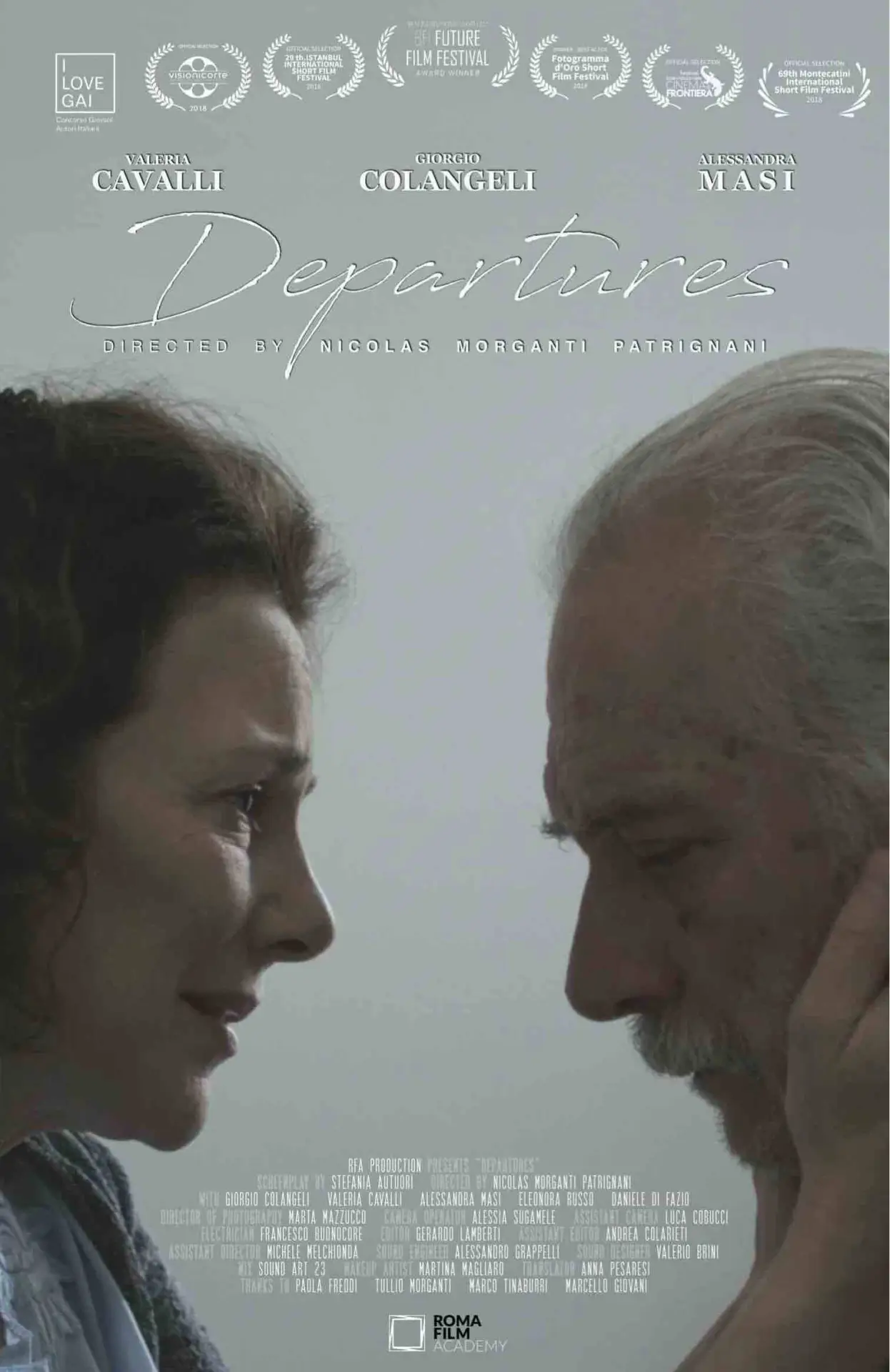 Plakat filmowy "Partenze"