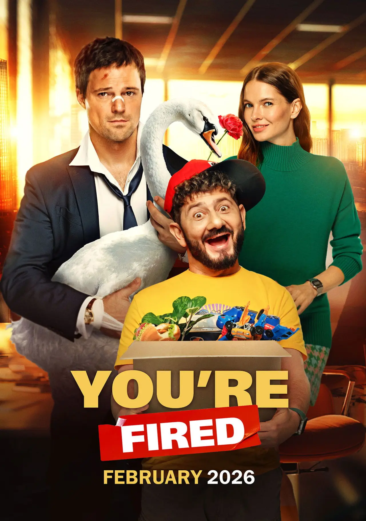 Plakat filmowy "Уволить Жору"