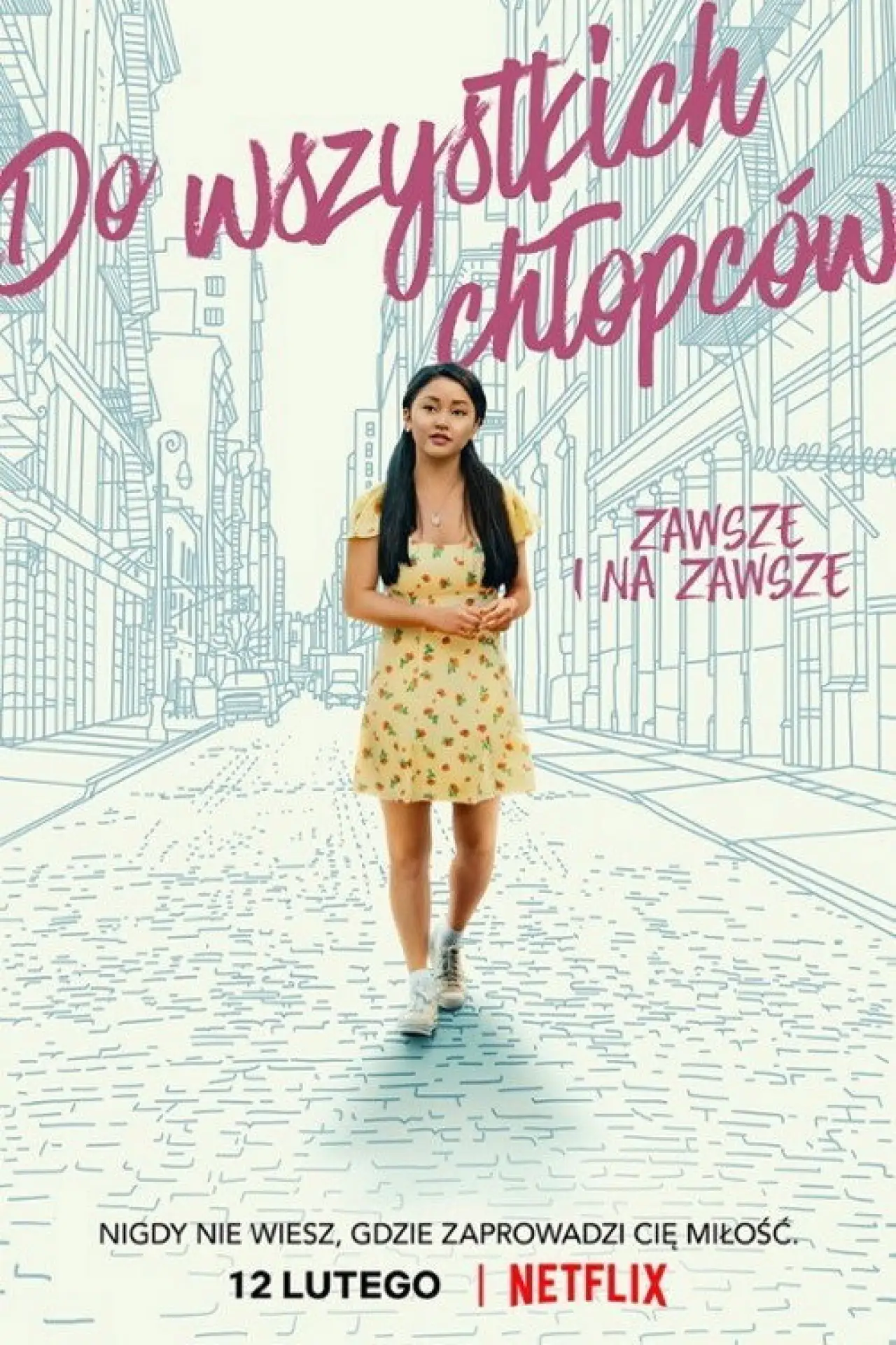 Plakat filmowy "Do wszystkich chłopców: Zawsze i na zawsze"