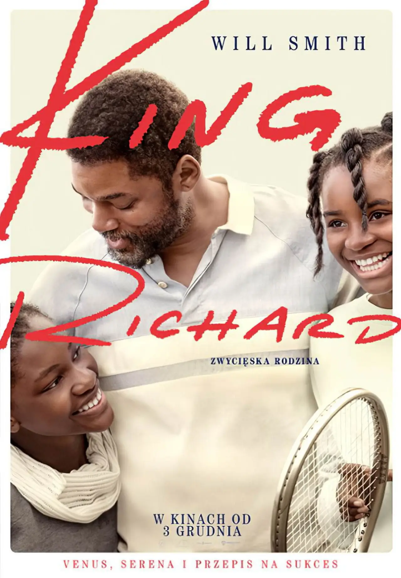 Plakat filmowy "King Richard: Zwycięska rodzina"