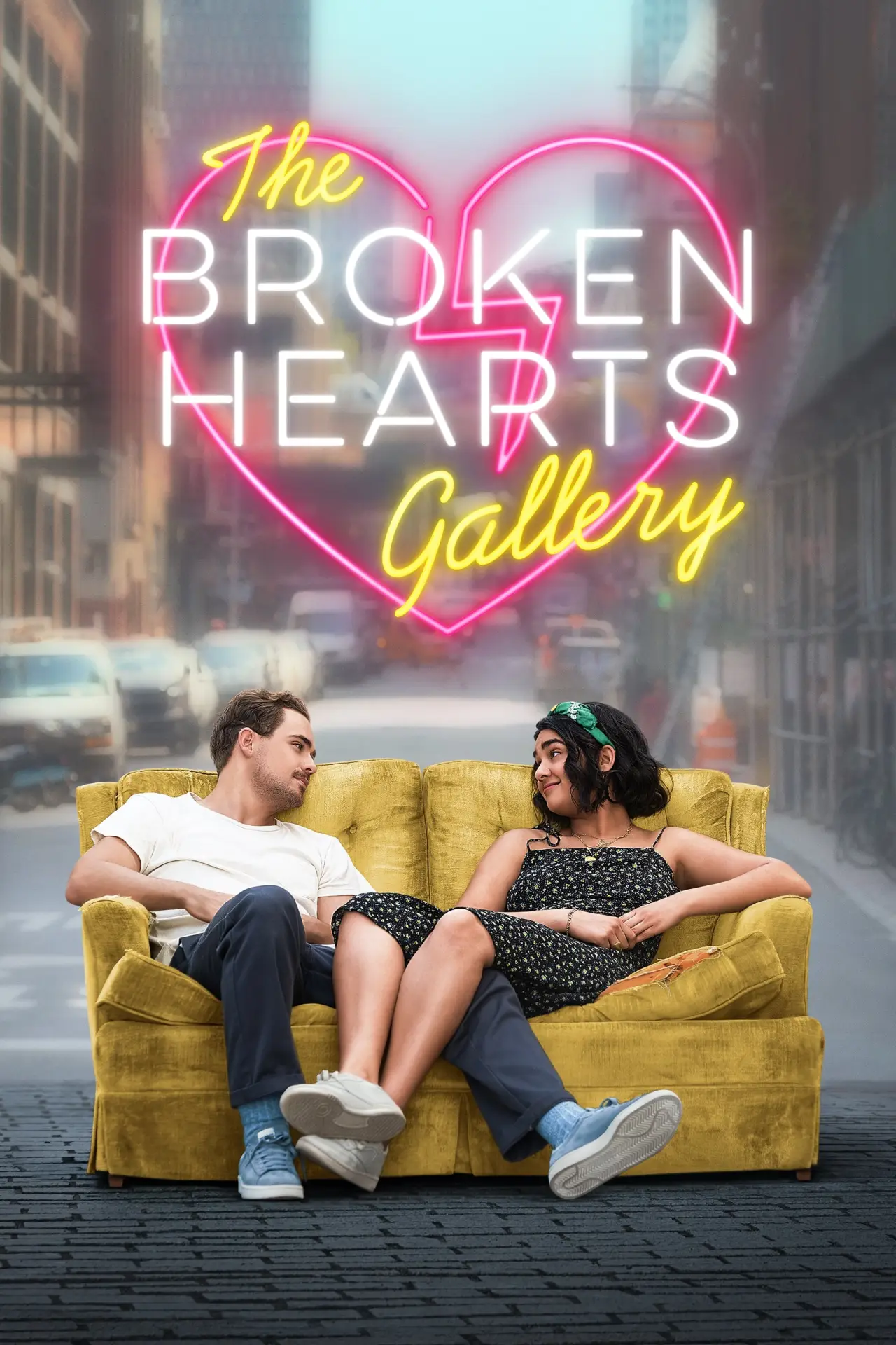 Plakat filmowy "Galeria złamanych serc"
