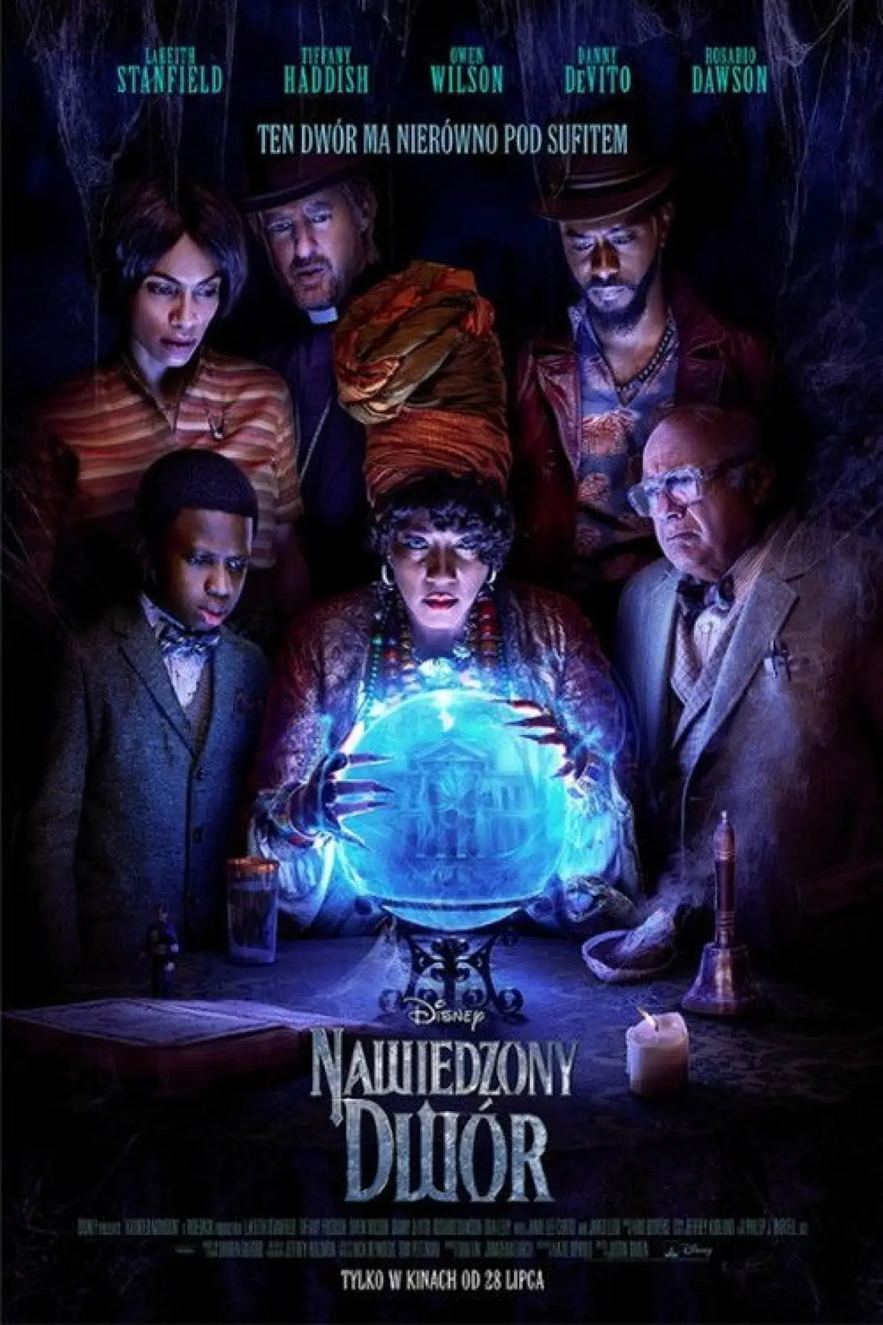 Plakat filmowy "Nawiedzony dwór"