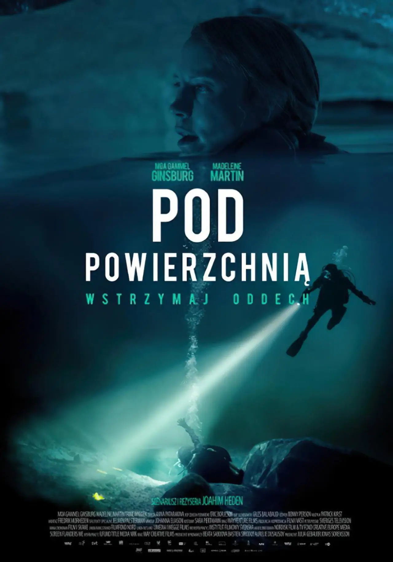 Plakat filmowy "Pod powierzchnią"