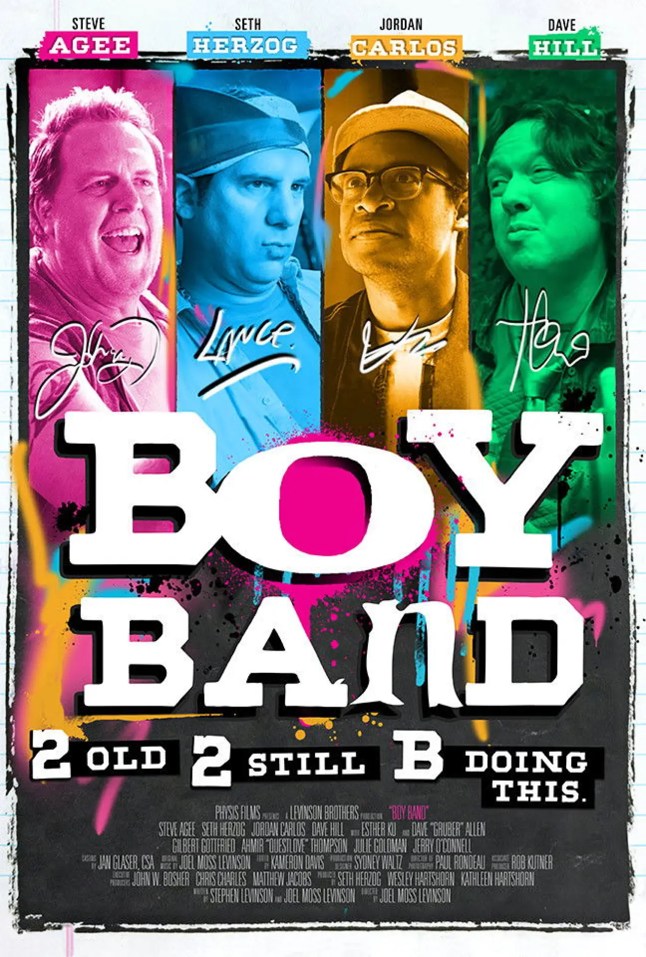 Plakat filmowy "Boy Band"