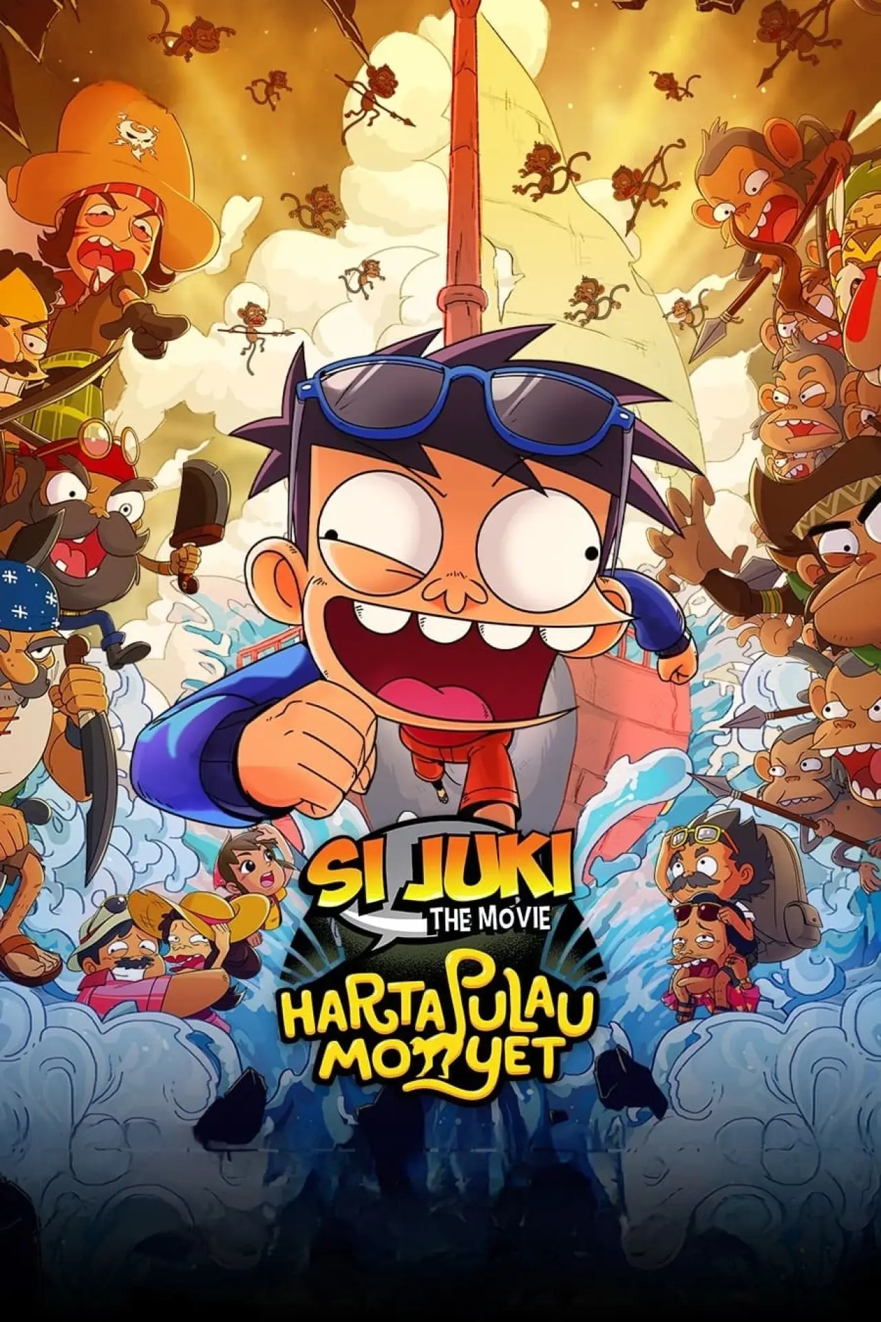 Plakat filmowy "Si Juki the Movie: Harta Pulau Monyet"