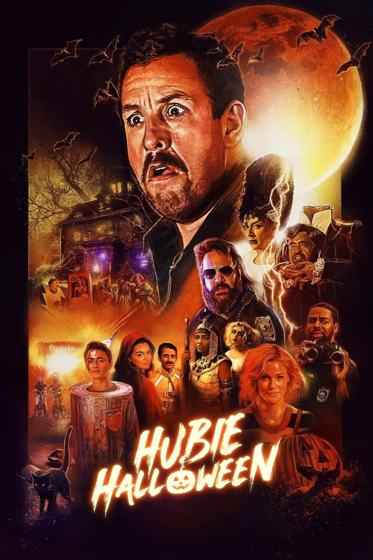 Plakat filmowy "Hubie Ratuje Halloween"