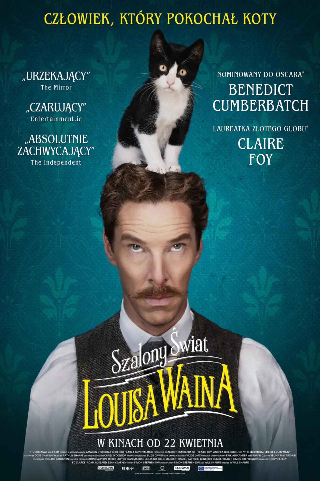 Plakat filmowy "Szalony świat Louisa Waina"