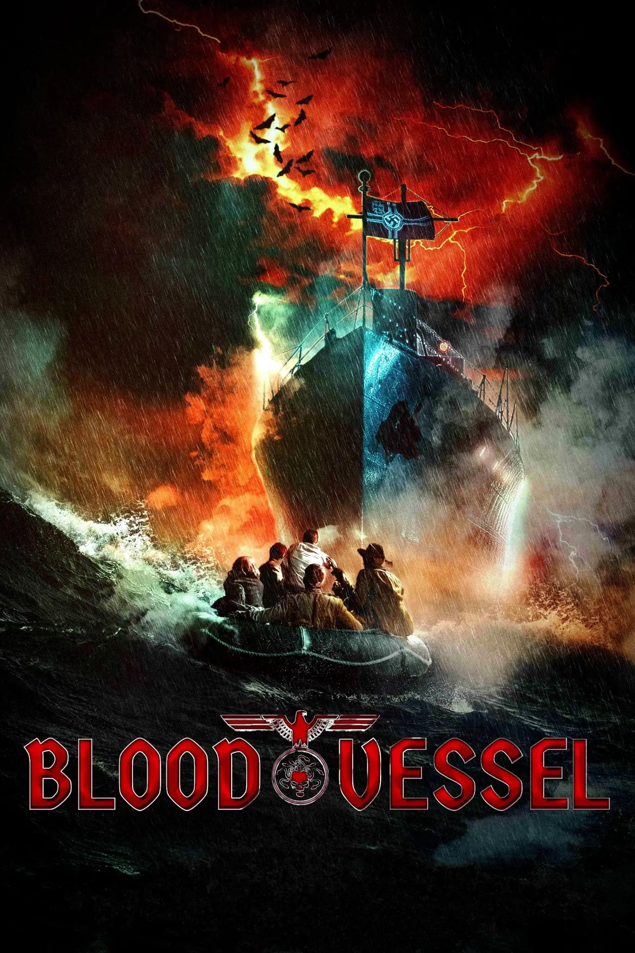 Plakat filmowy "Krwawy statek"