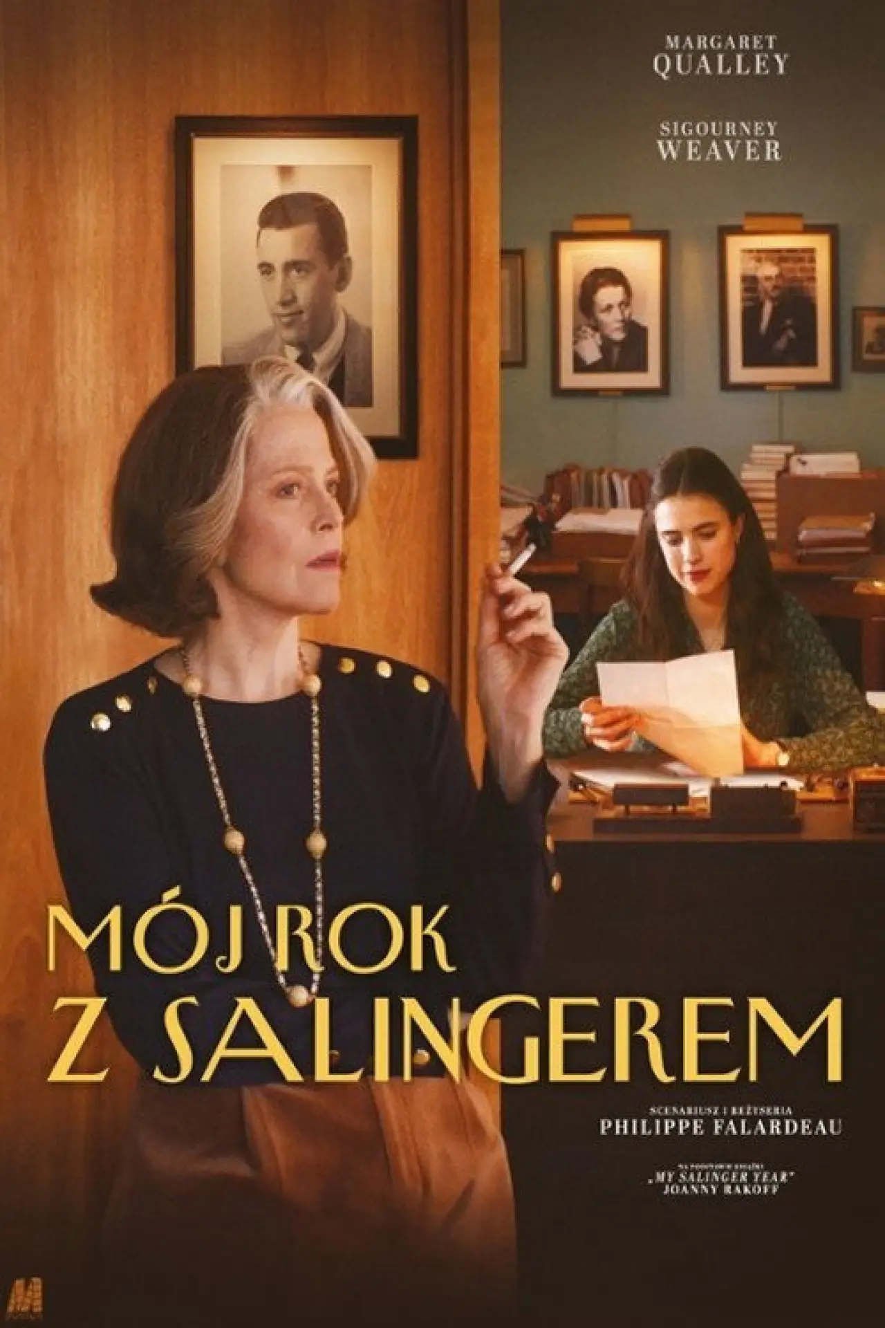 Plakat filmowy "Mój rok z Salingerem"