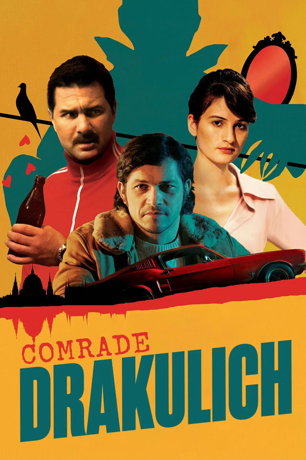 Plakat filmowy "Drakulics Elvtárs"