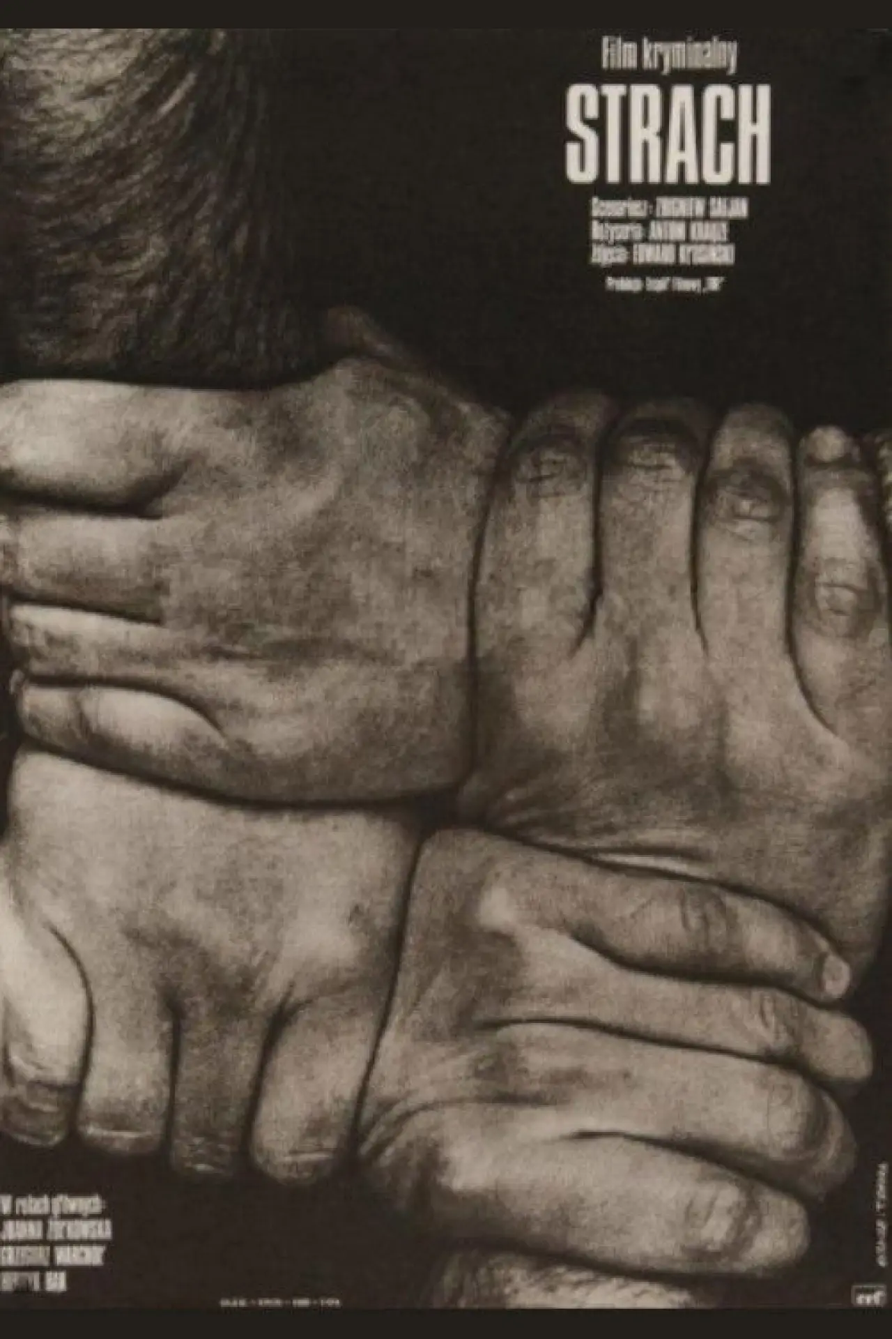 Plakat filmowy "Strach"