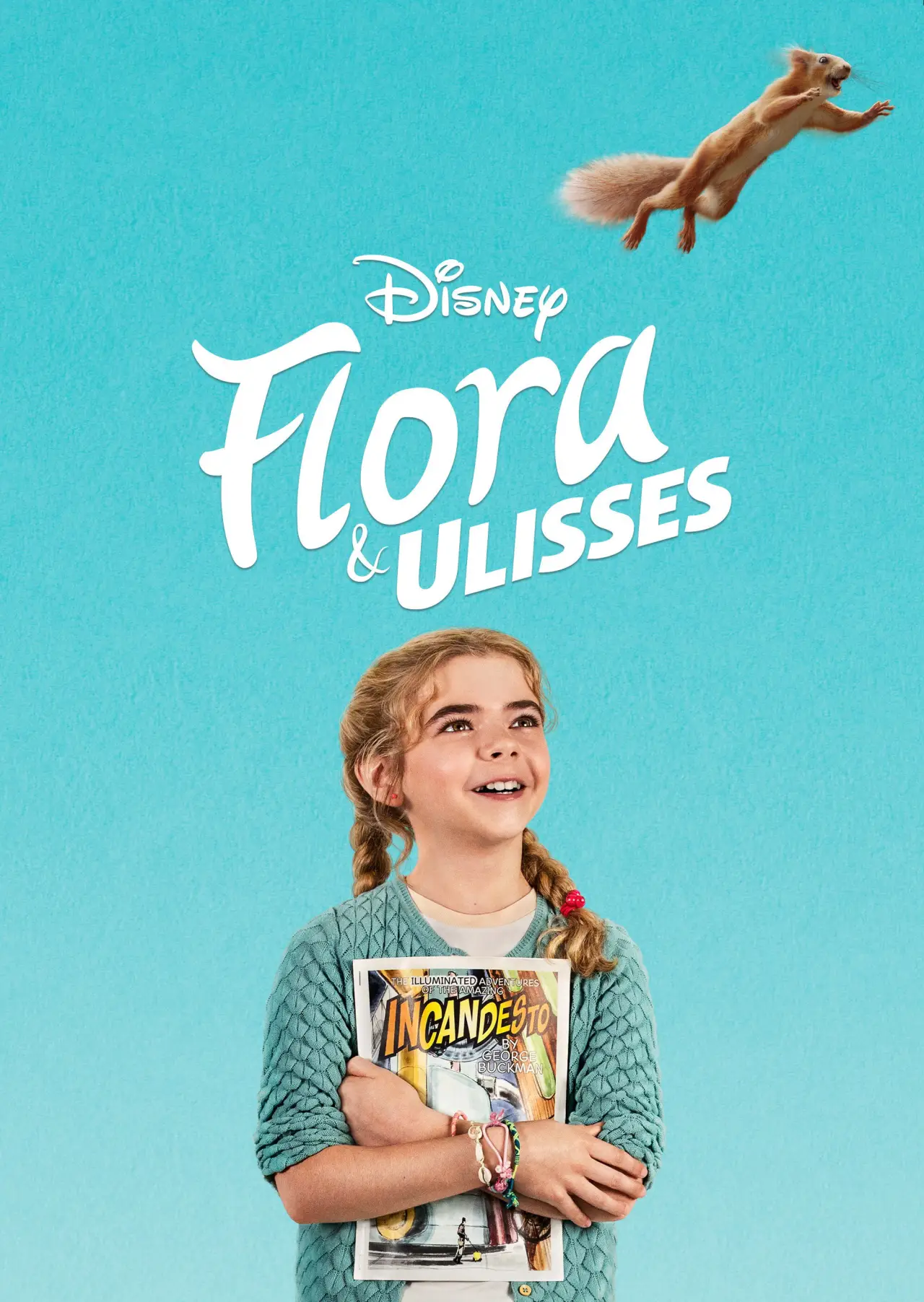 Plakat filmowy "Flora i Ulisses"